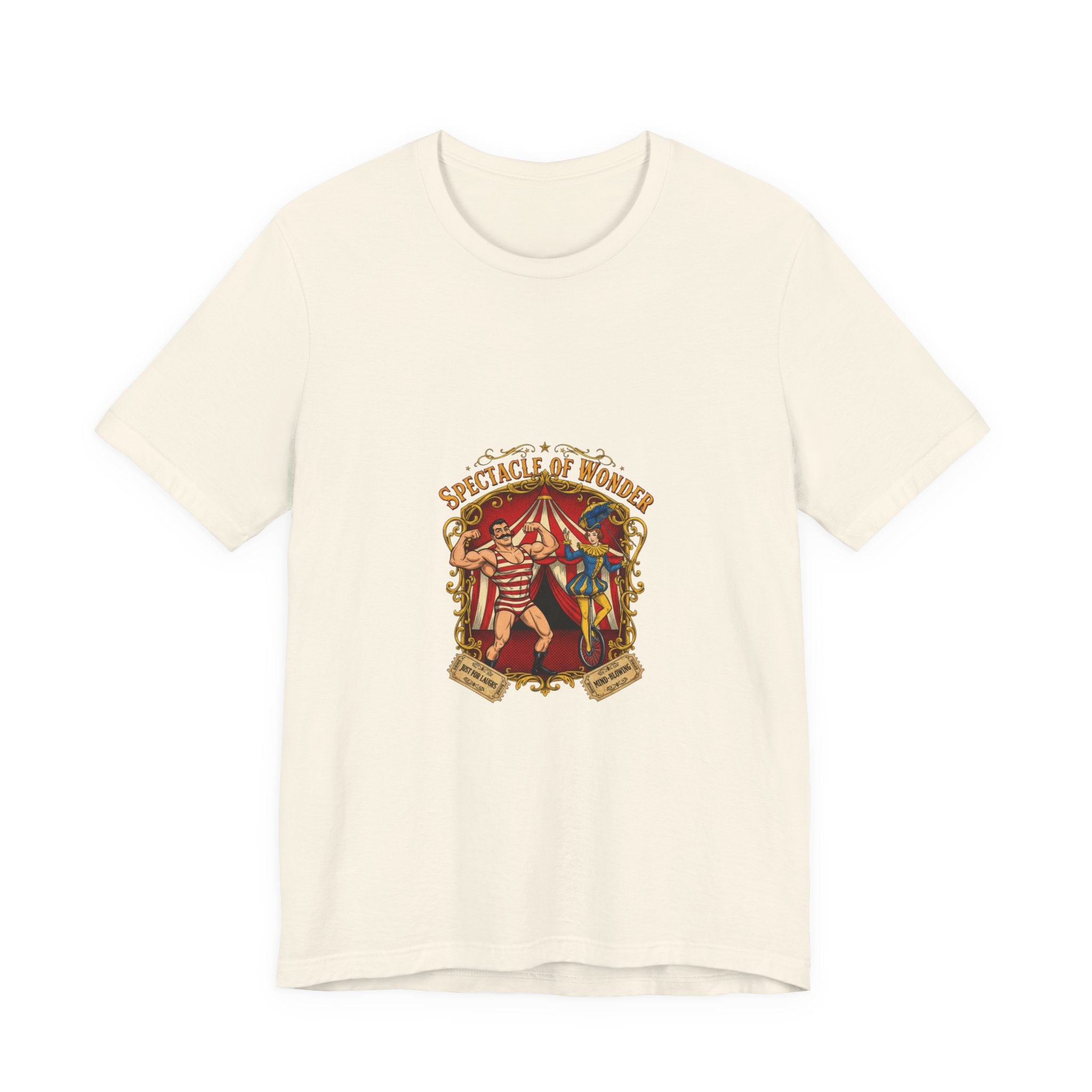 "Spectacle of Wonder" Vintage Circus T-Shirt | Retro Carnival Graphic Tee