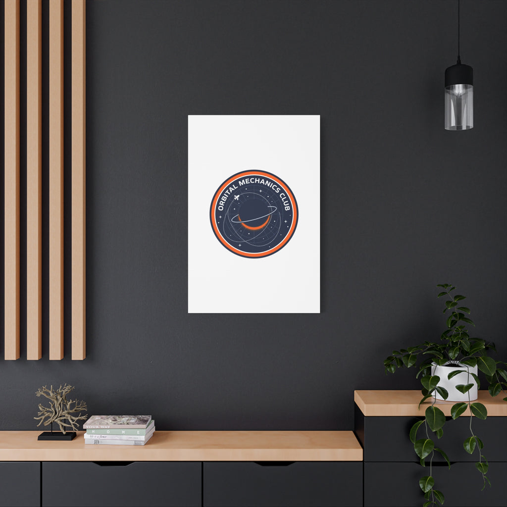 Orbital Mechanics Club Canvas | mission patch, space science