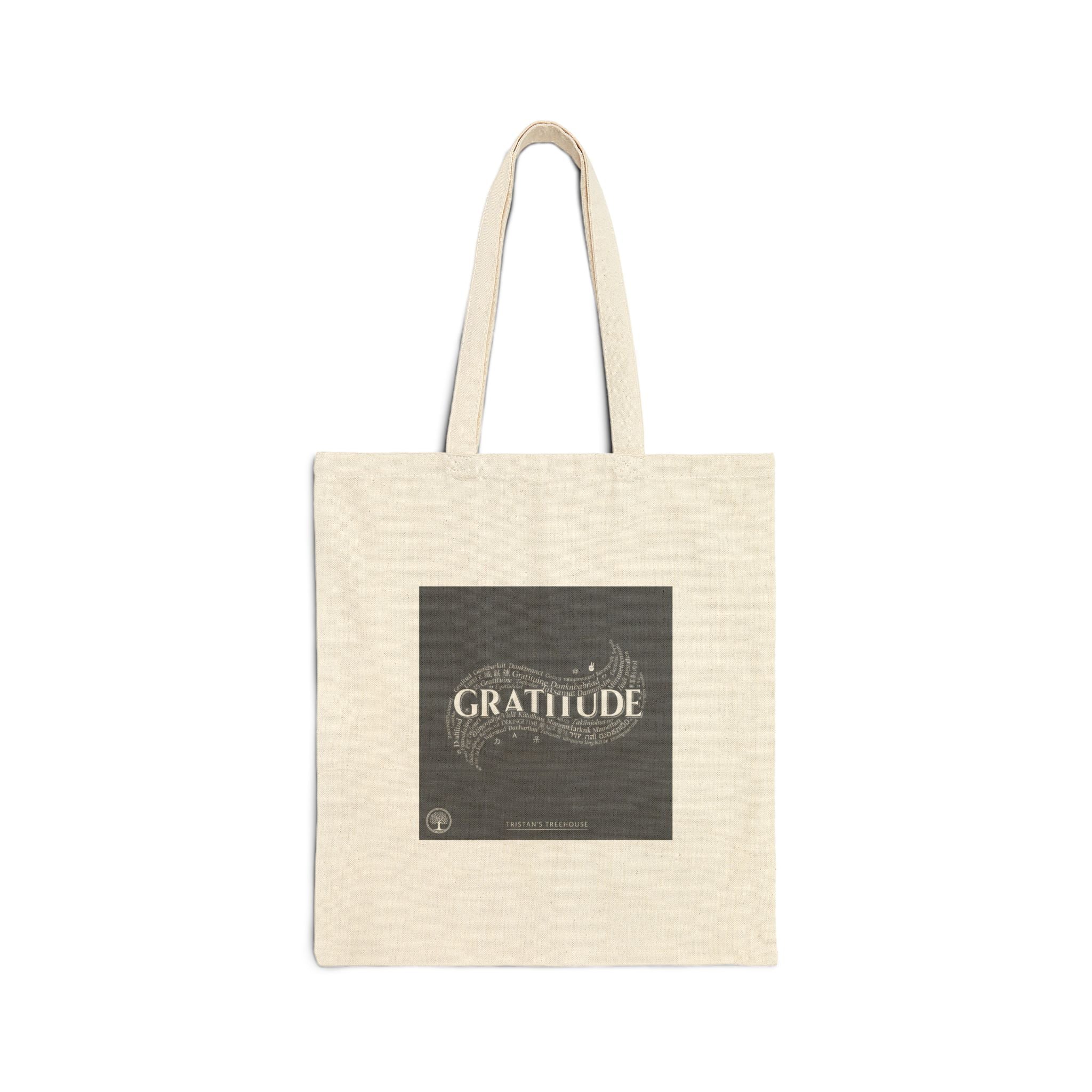 Gratitude Quote Tote | Tiny Treats, Sweet Tooth pastel design