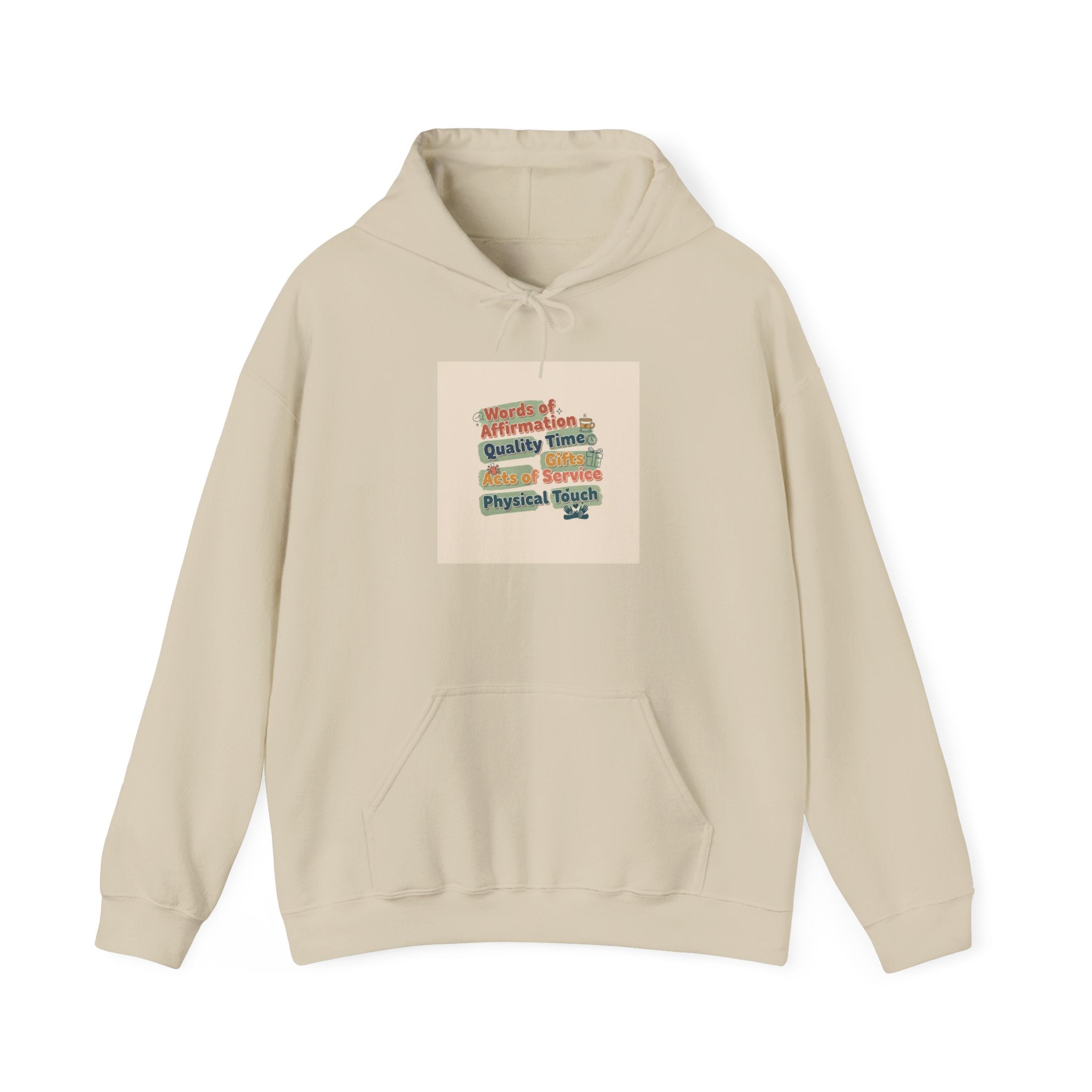 Love Languages Meme Hoodie | acts of snacks, quiet love