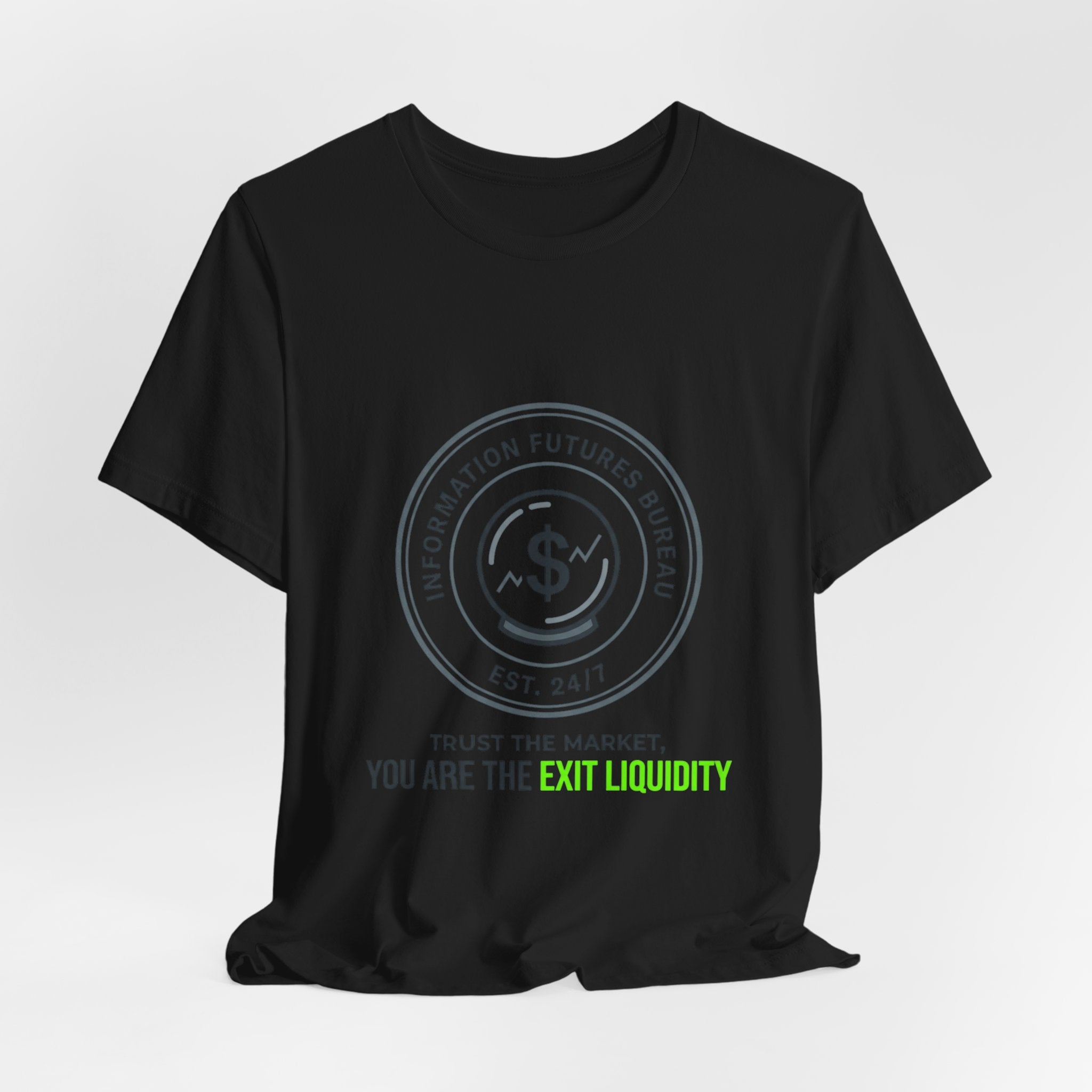 Exit Liquidity Tee | insider trading satire, prediction markets, finance humor