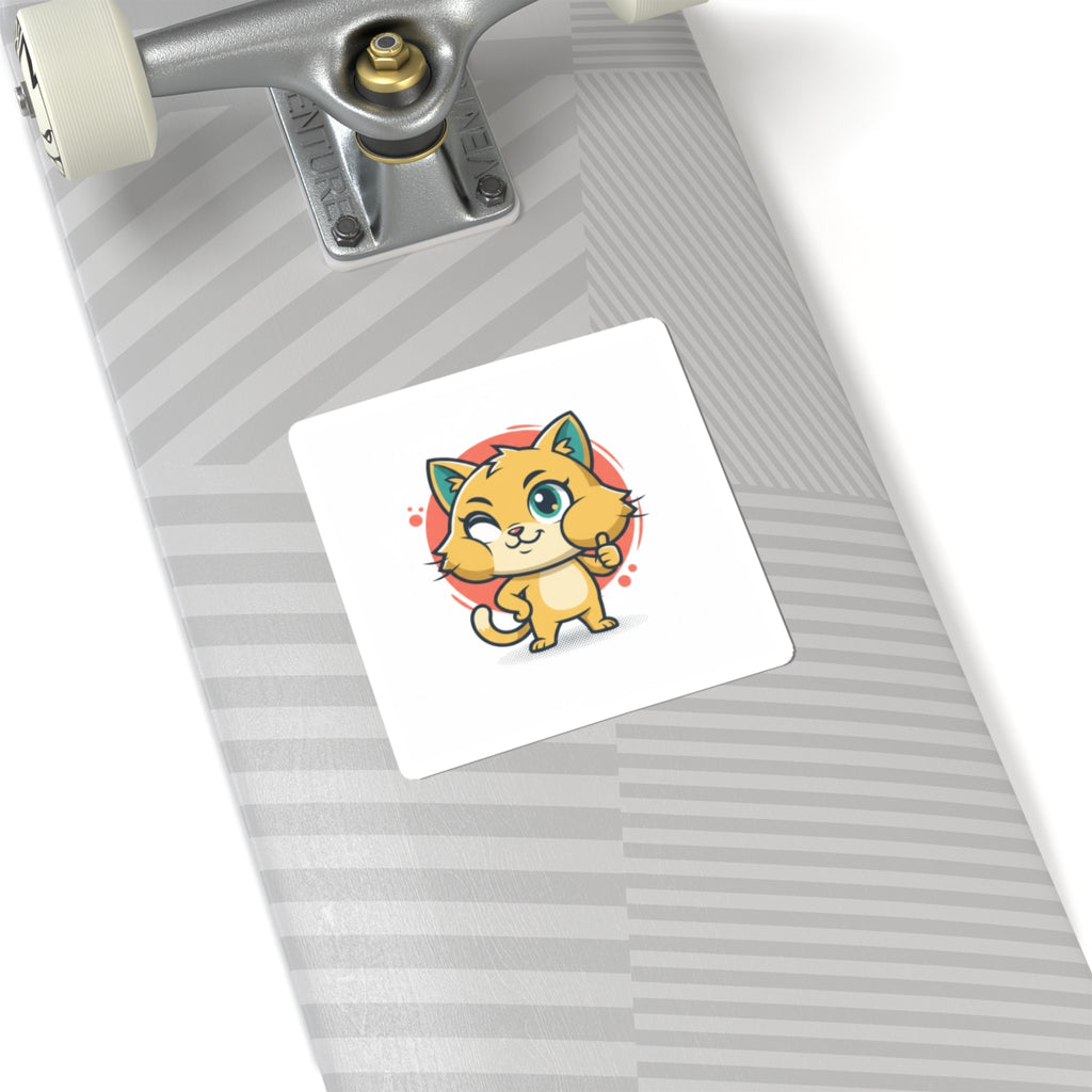 Cheeky Rodent Kitty Sticker | Rodent-Core, Quirky Animal Pride