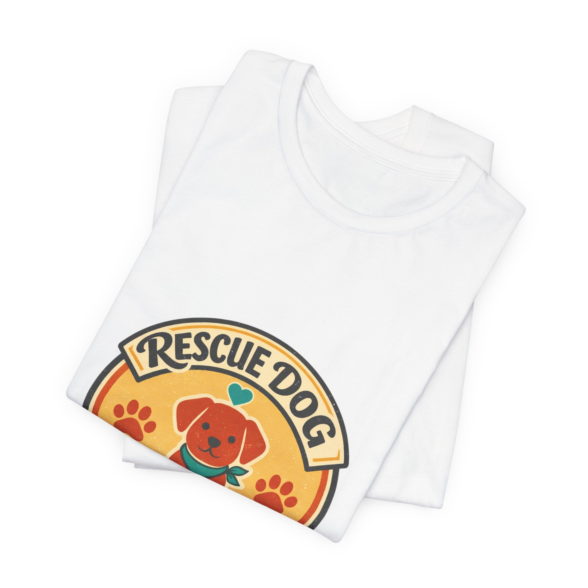 Rescue Dog Dog Mom Tee | rescue pride, fur baby