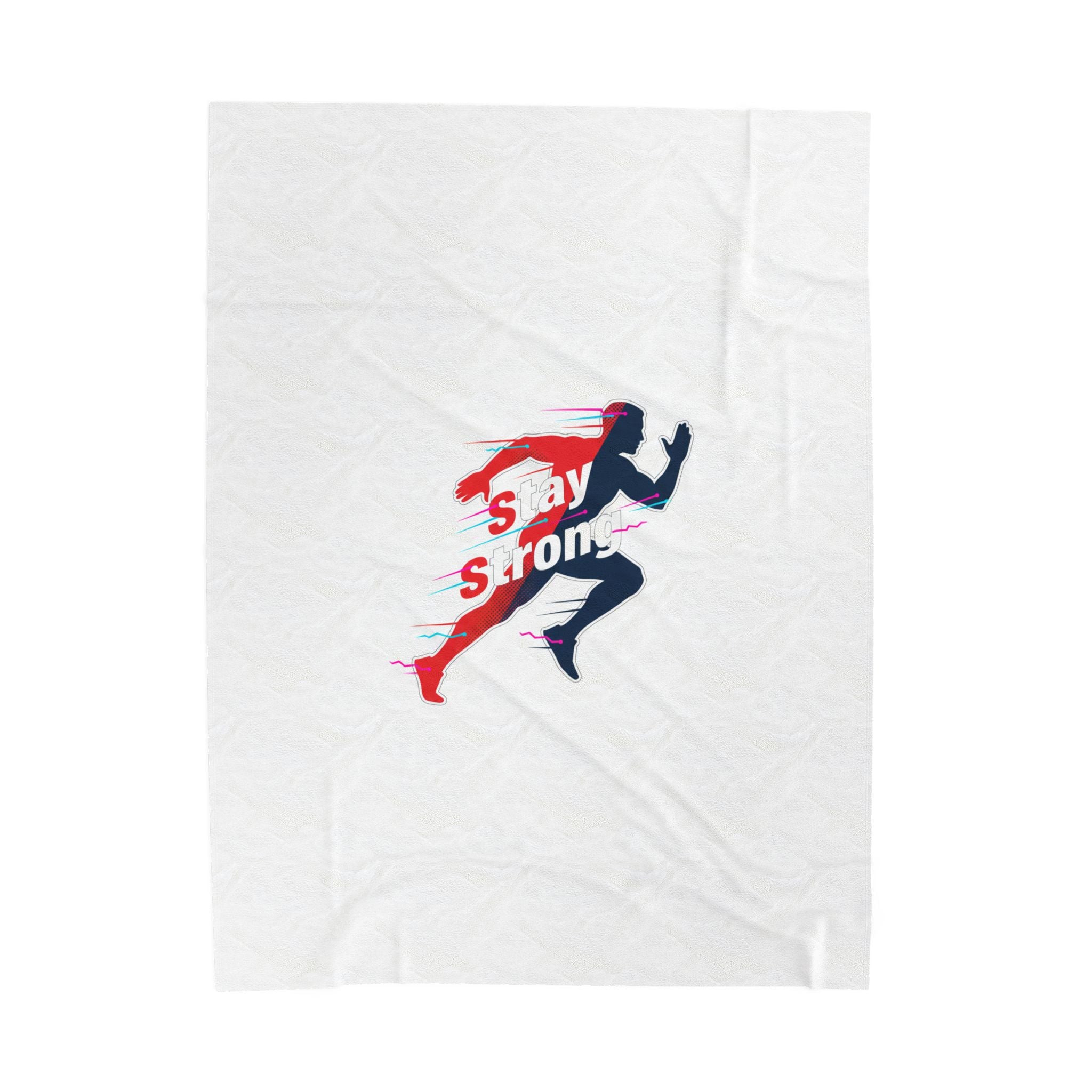 Stay Strong Runner Blanket | fitness motivation, gym mantra
