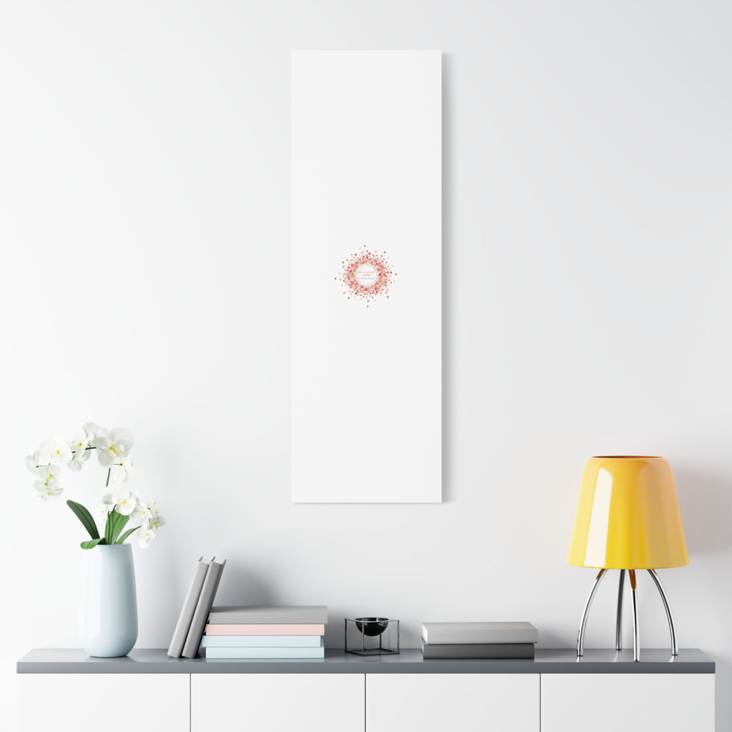 Tiny Heart Confetti Canvas | Matte Stretched Wall Art