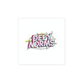 Defy Norms Sticker | Anti-Aesthetic, Glitch Font, Chaotic Design