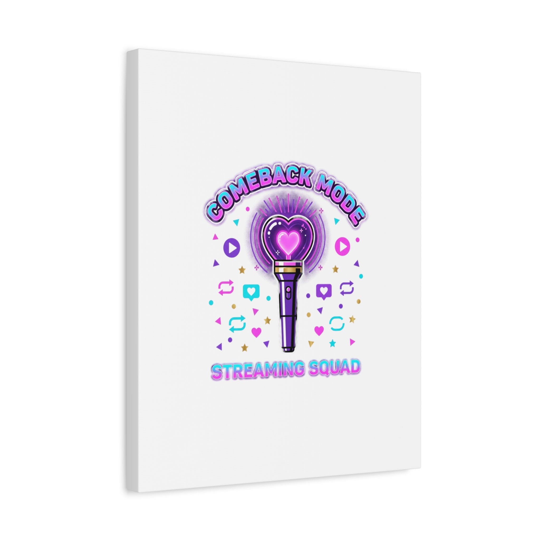 Comeback Mode Lightstick Canvas | K-pop Comeback, Streaming Squad