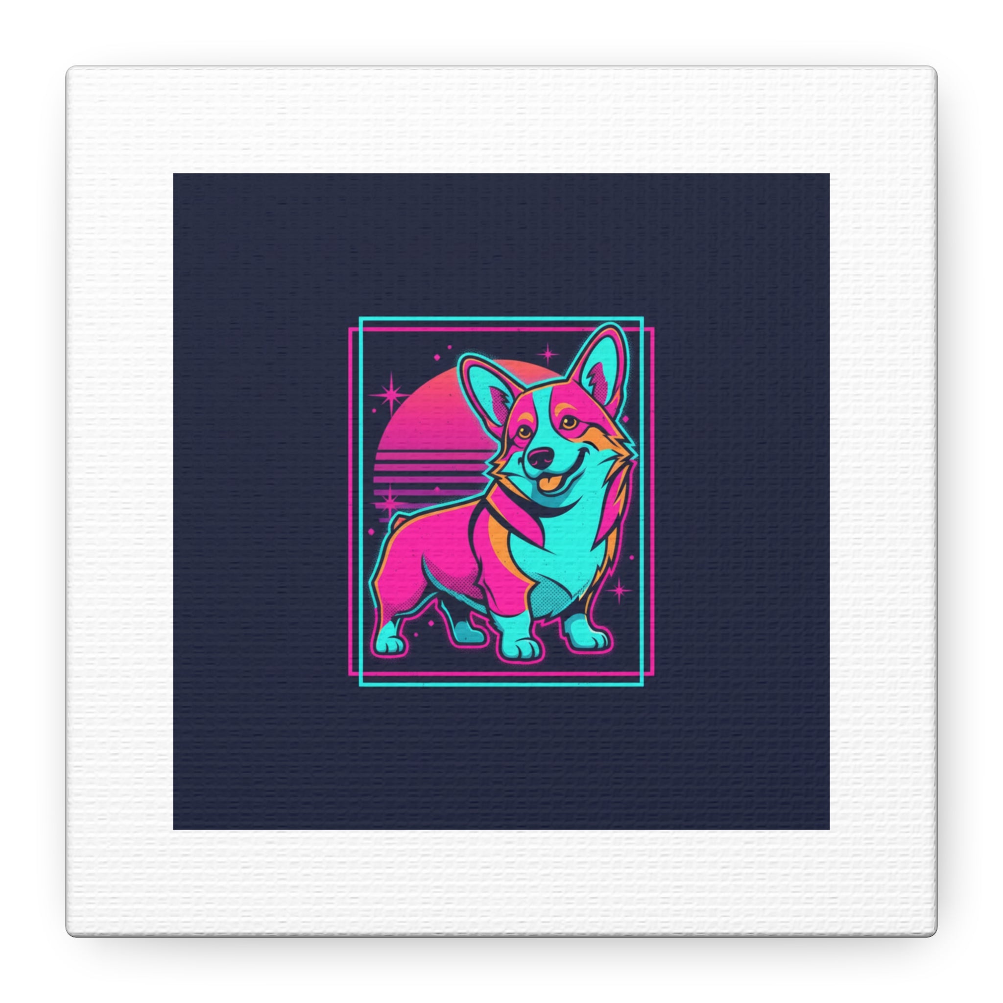 Platonic Love Corgi Canvas | Friendship Valentine, Galentine’s Wall Art
