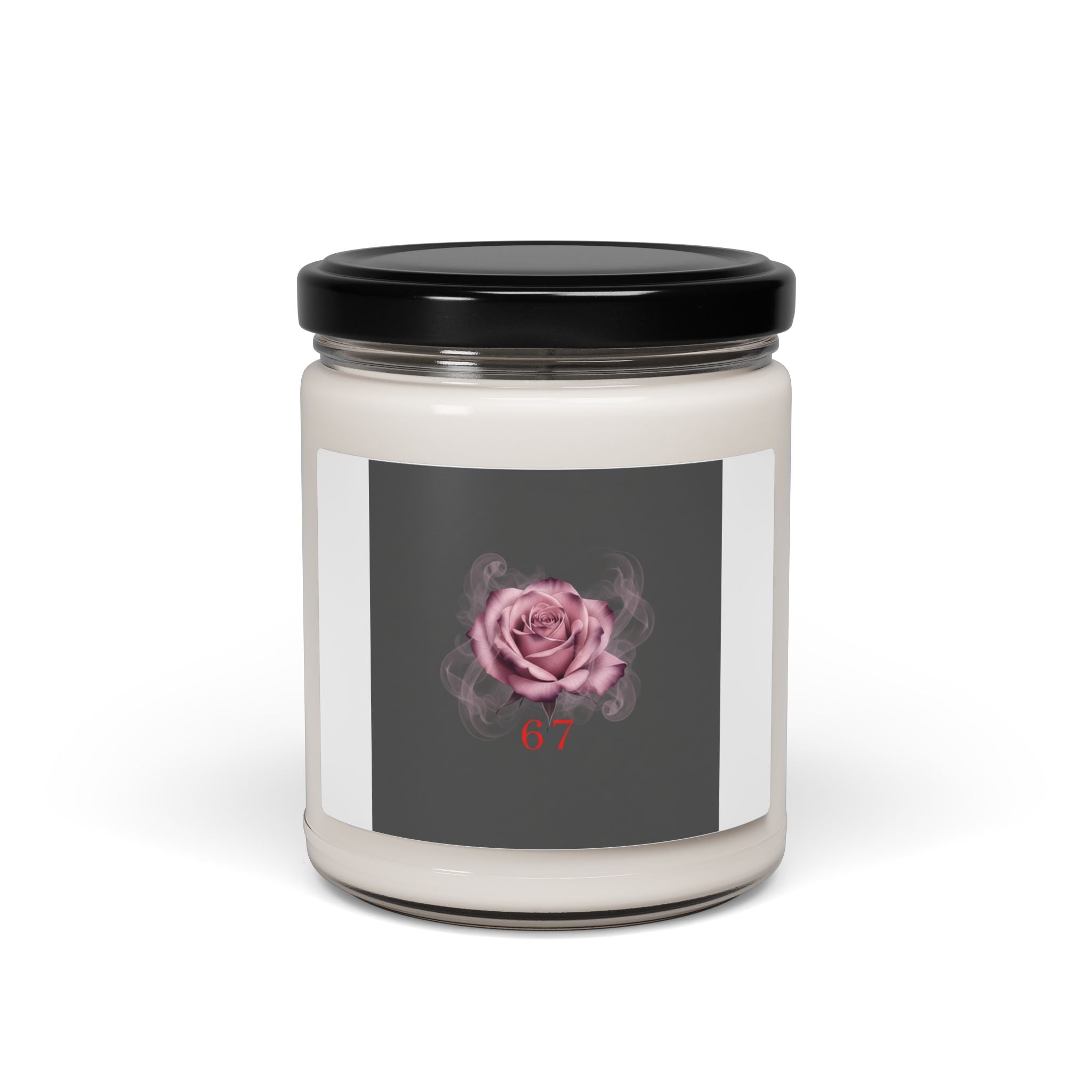 6 7 Valentine's Candle | Viral Gothic Rose Scented Soy Candle | 6 7 Meaning Dark Romance