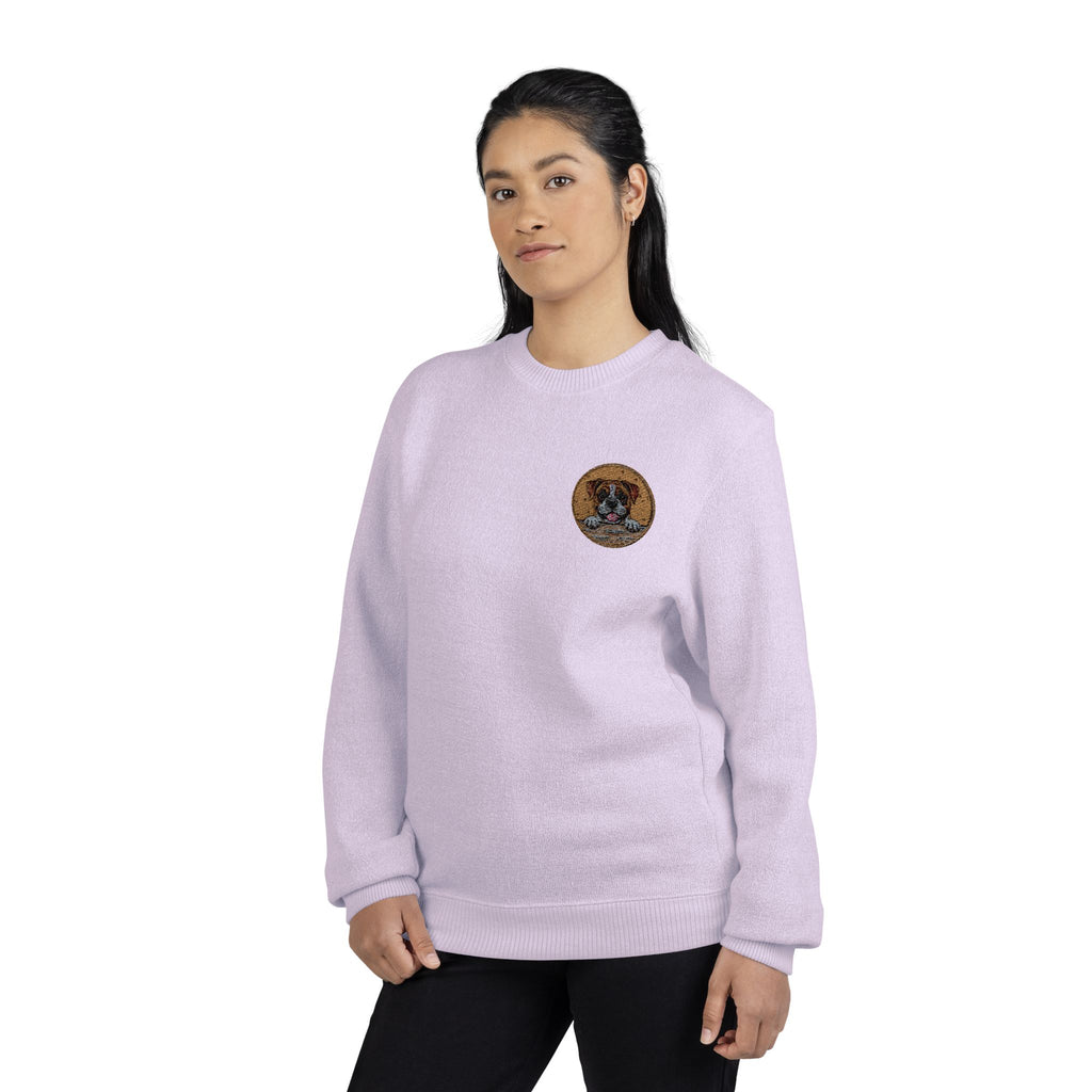 Dog Meme Nantucket Embroidered Crewneck Sweatshirt — Coastal Sealife Patch