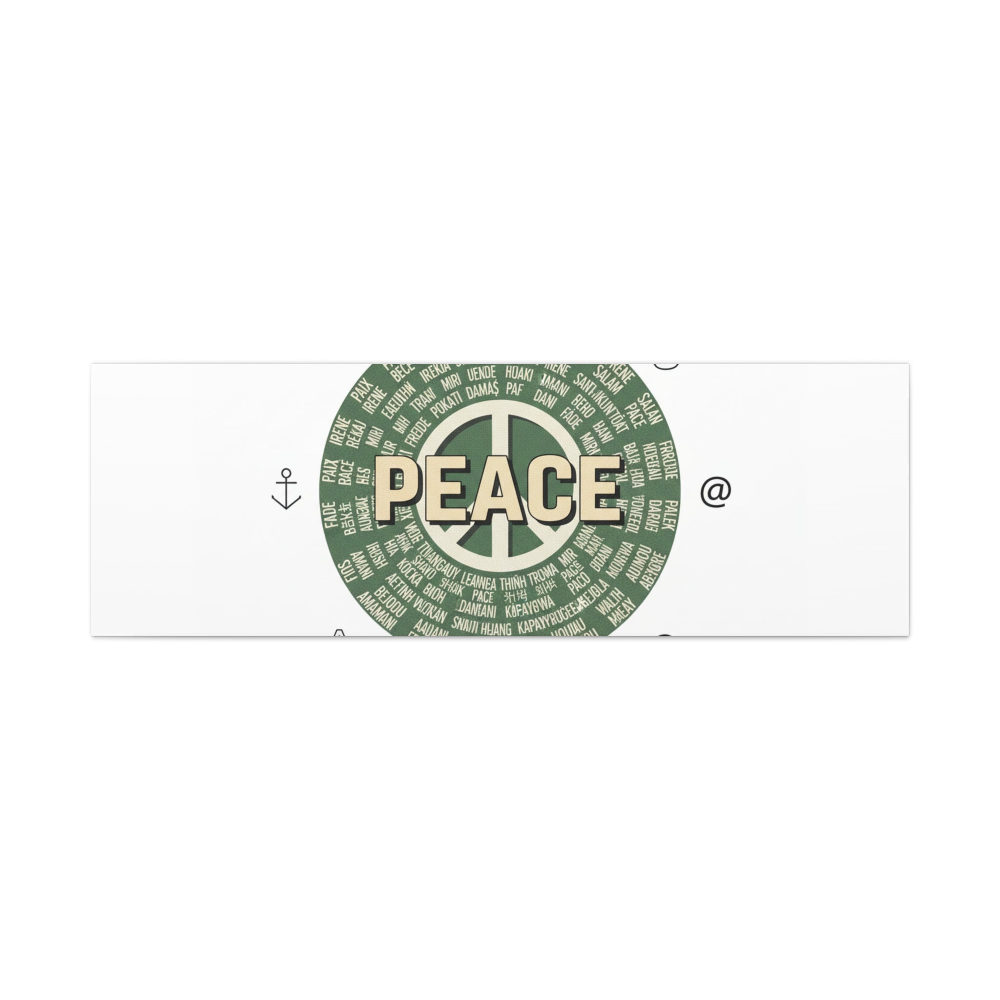 Peace doodle canvas | hand drawn sketch aesthetic, handwritten message
