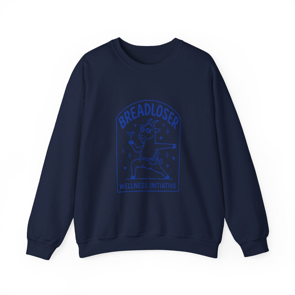 BREADLOSER doodle crewneck Sweatshirt | Primary Breadloser burnout humor