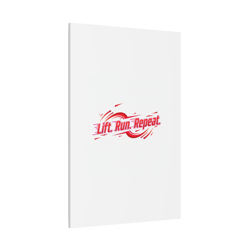 Lift Run Repeat Canvas | Fitness Wall Art, Gym Motivation