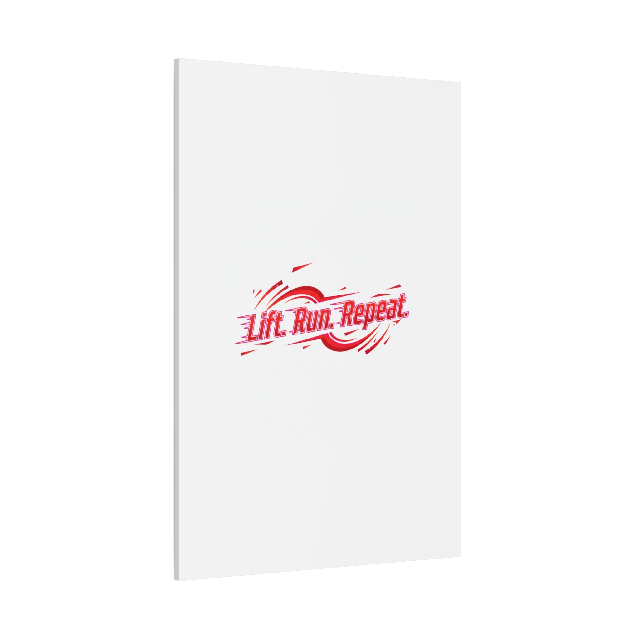 Lift Run Repeat Canvas | Fitness Wall Art, Gym Motivation