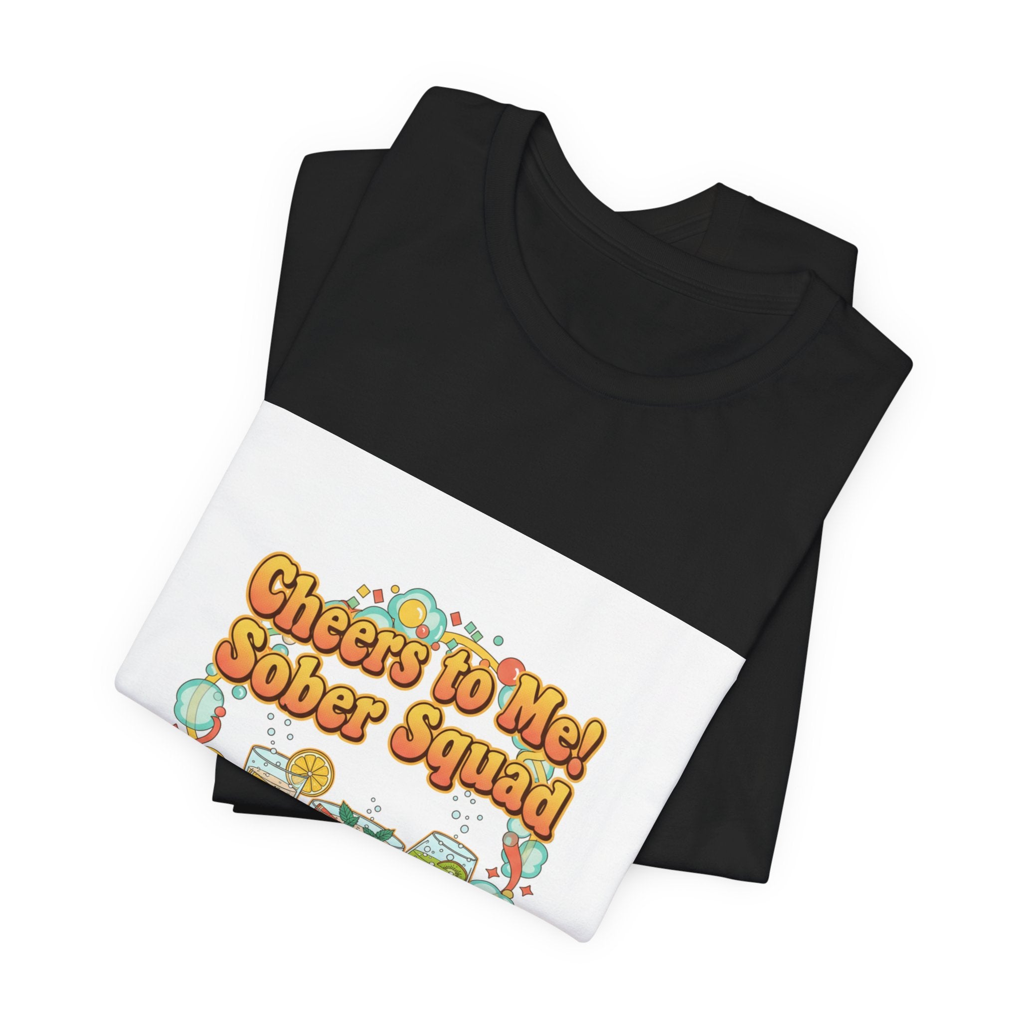 Cheers to Me Sober Squad Tee | Dry January Shirt, Sober Curious Mocktail