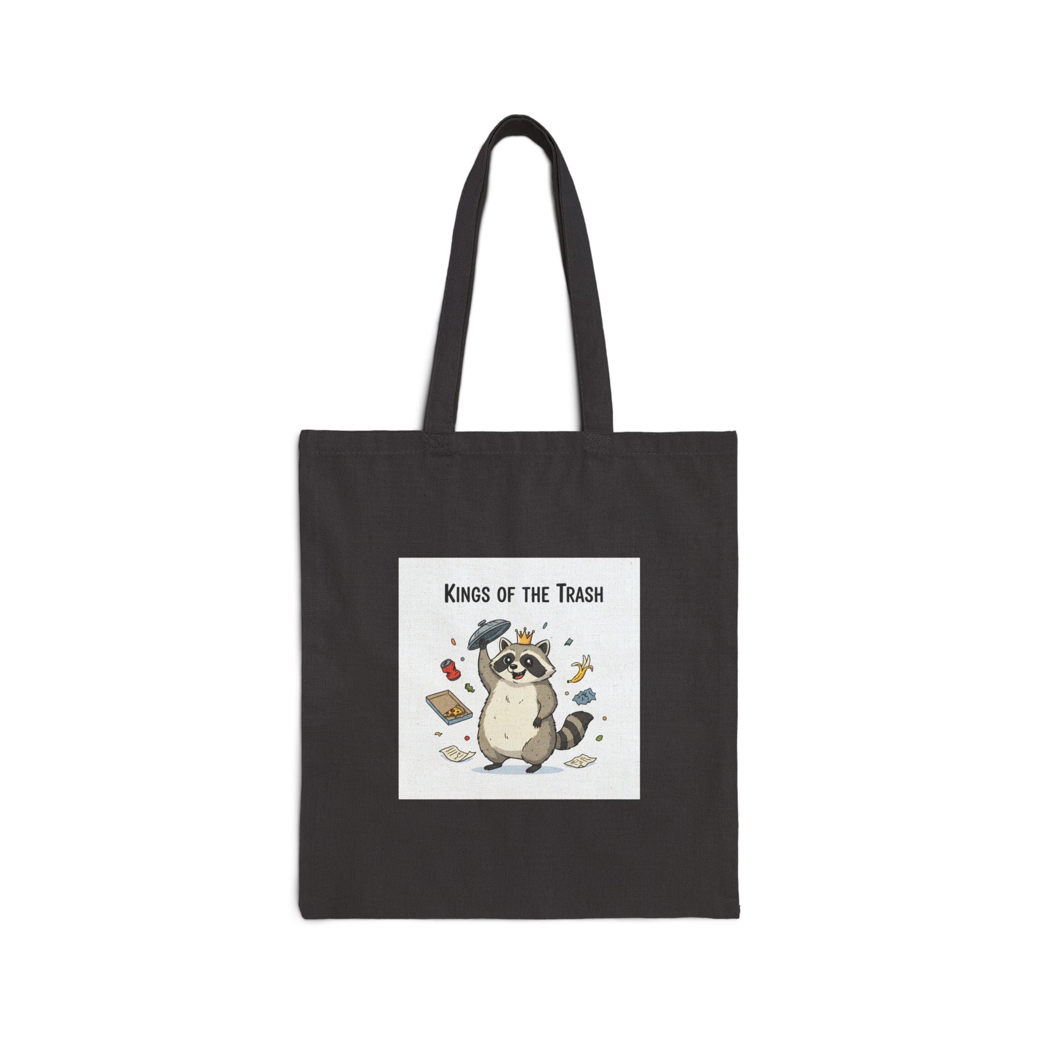 Trash Panda Raccoon Doodle Tote | goofy critter, trash animal humor