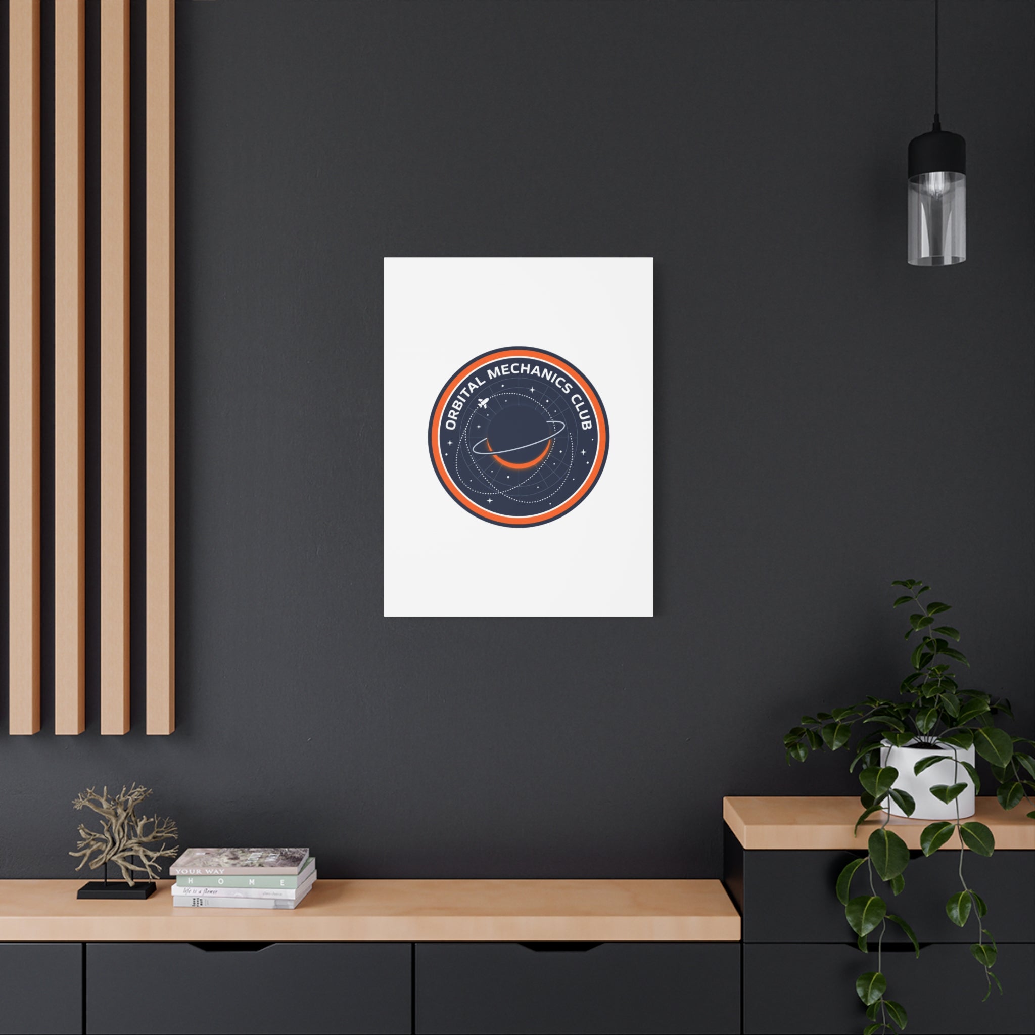 Orbital Mechanics Club Canvas | mission patch, space science