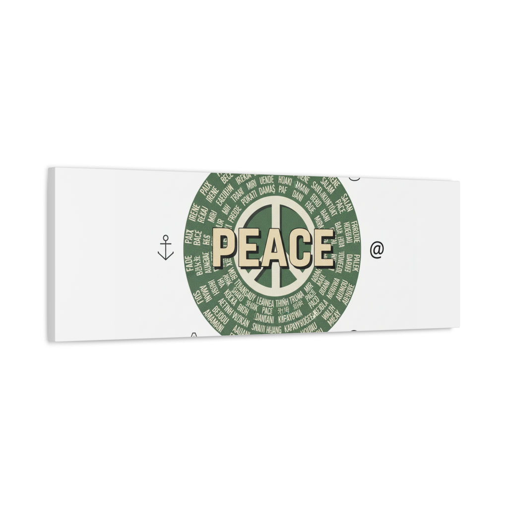 Peace doodle canvas | hand drawn sketch aesthetic, handwritten message