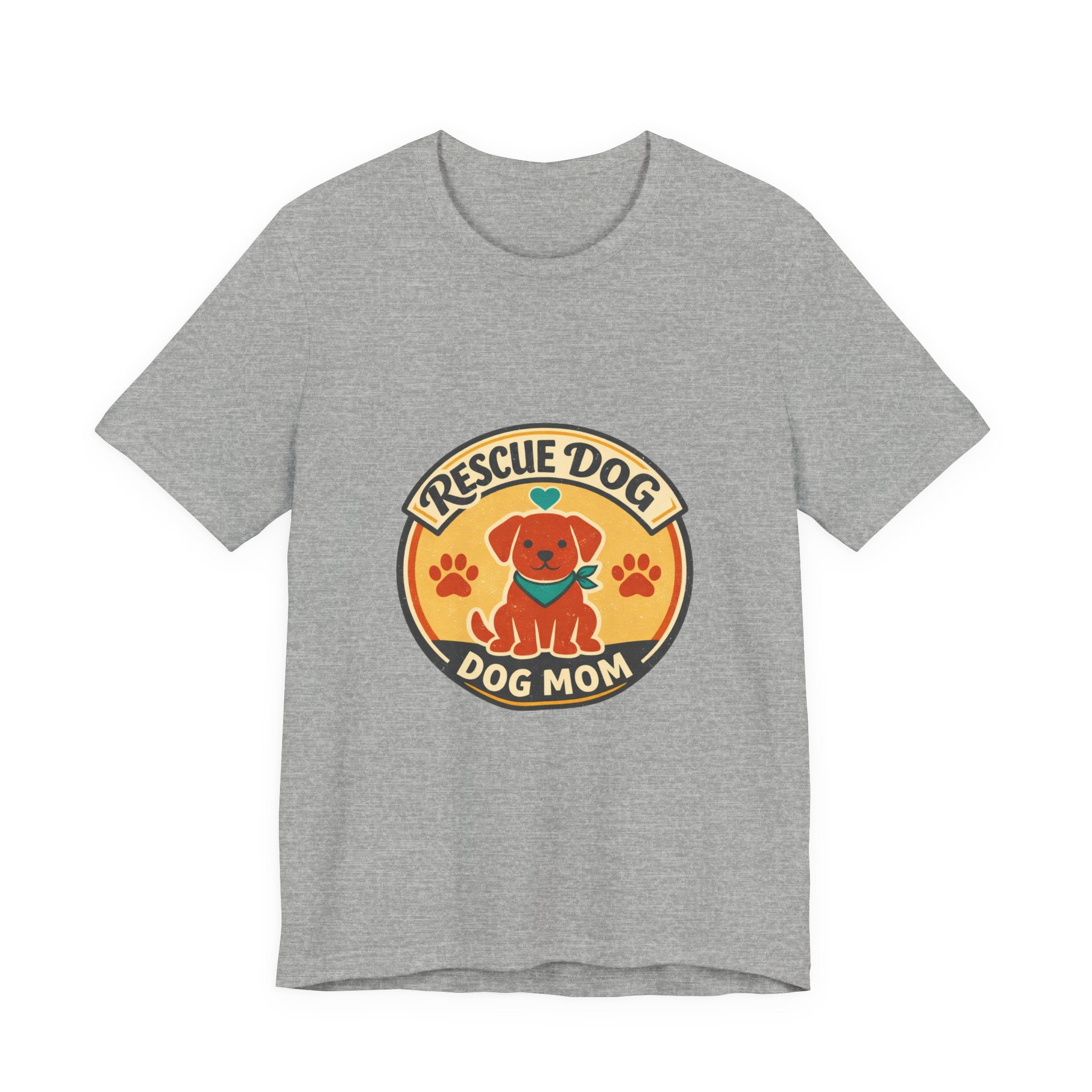 Rescue Dog Dog Mom Tee | rescue pride, fur baby