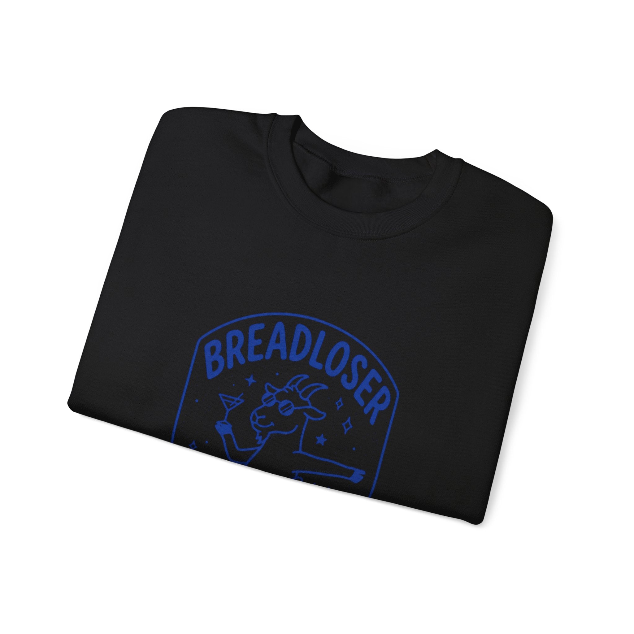 BREADLOSER doodle crewneck Sweatshirt | Primary Breadloser burnout humor