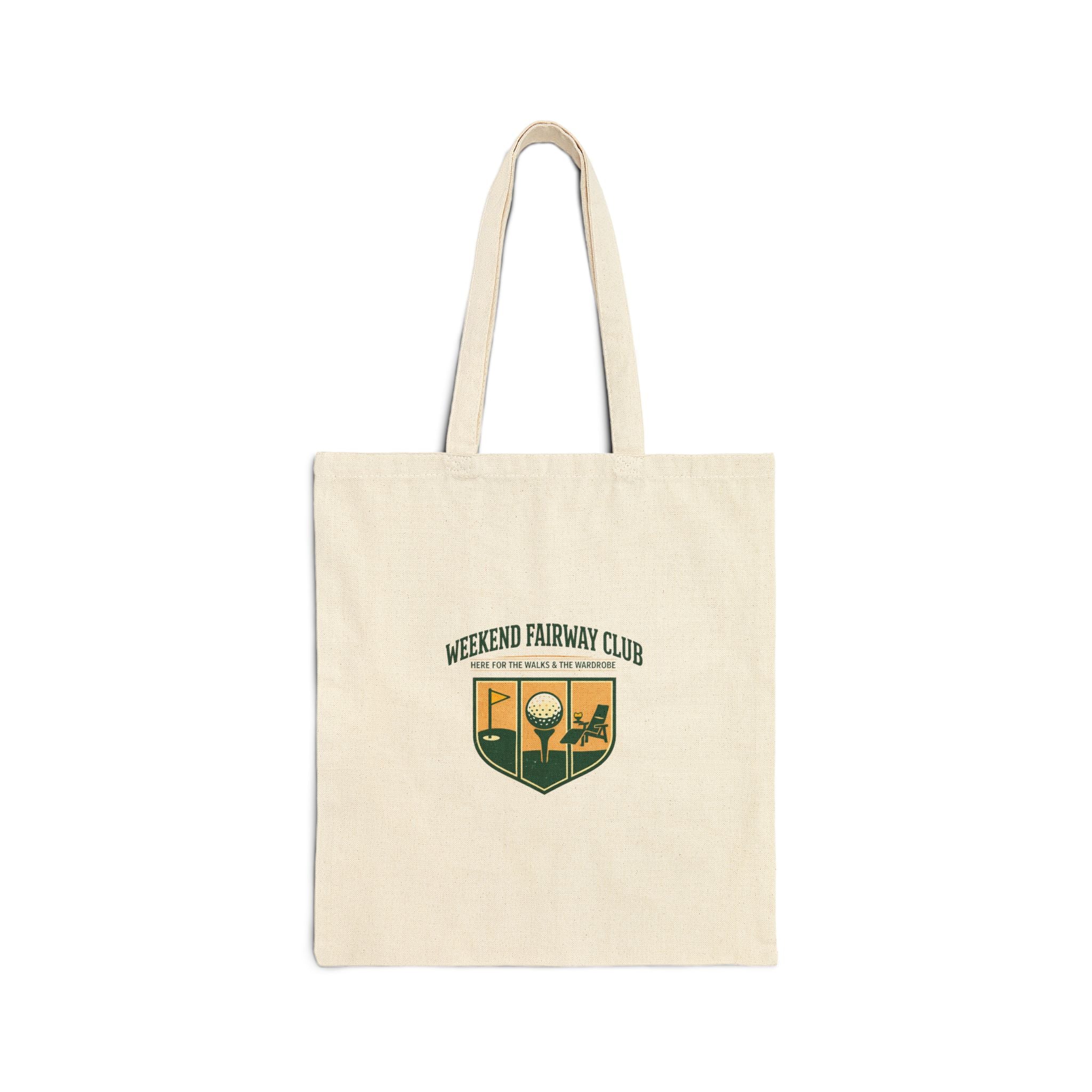 Weekend Fairway Club Tote Bag – Golf Canvas Carry-All
