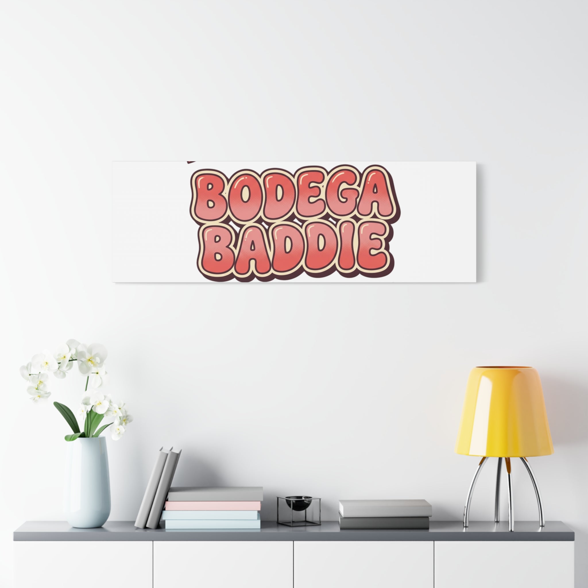 Bodega Baddie Matte Canvas, Stretched | NYC Y2K Corner Store Vibes