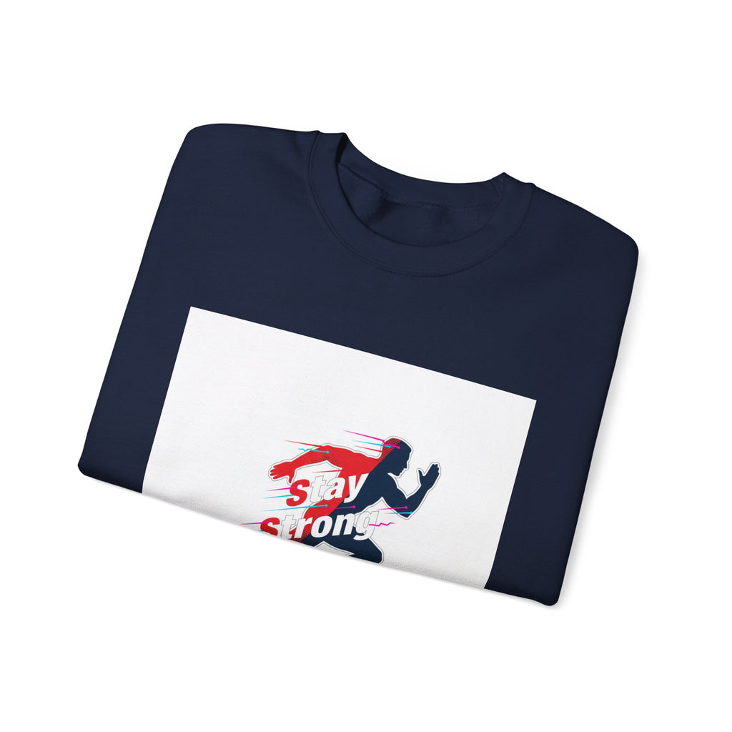 Stay Strong Runner Sweatshirt | Fitness Motivation, Activewear Workout
