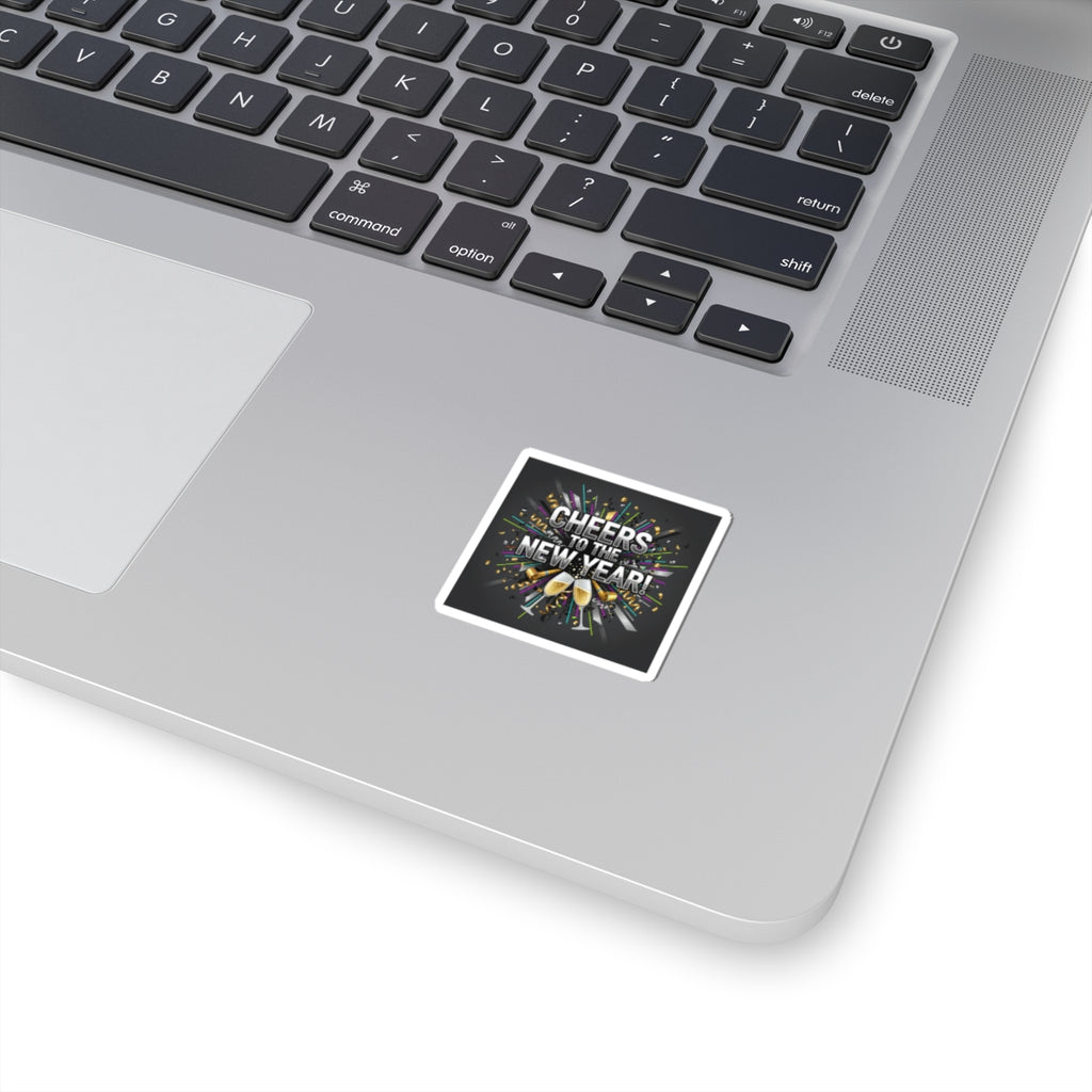 Cheers to the New Year Sticker | NYE countdown, champagne sparkle