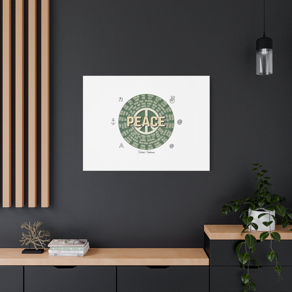 Peace doodle canvas | hand drawn sketch aesthetic, handwritten message