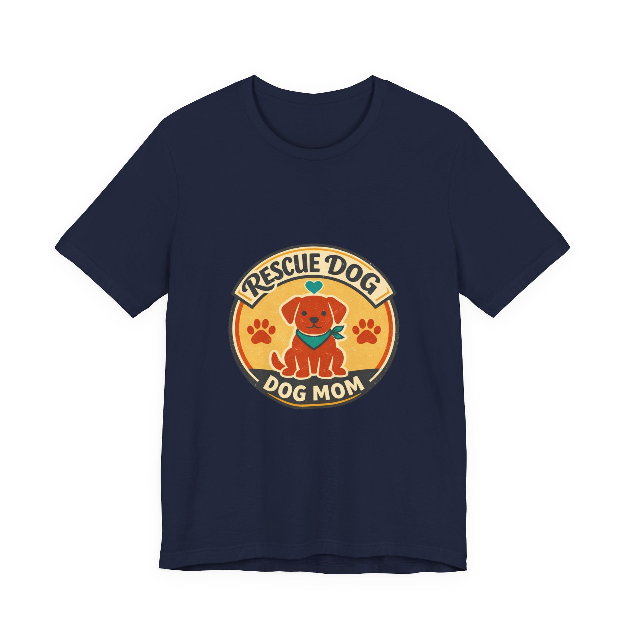 Rescue Dog Dog Mom Tee | rescue pride, fur baby
