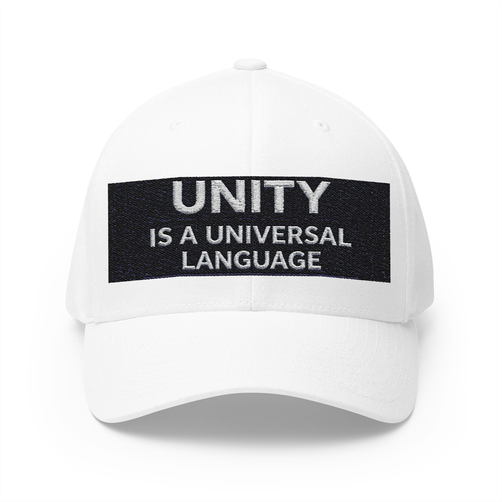 Unity Embroidered Cap — "Unity Is A Universal Language" Structured Hat