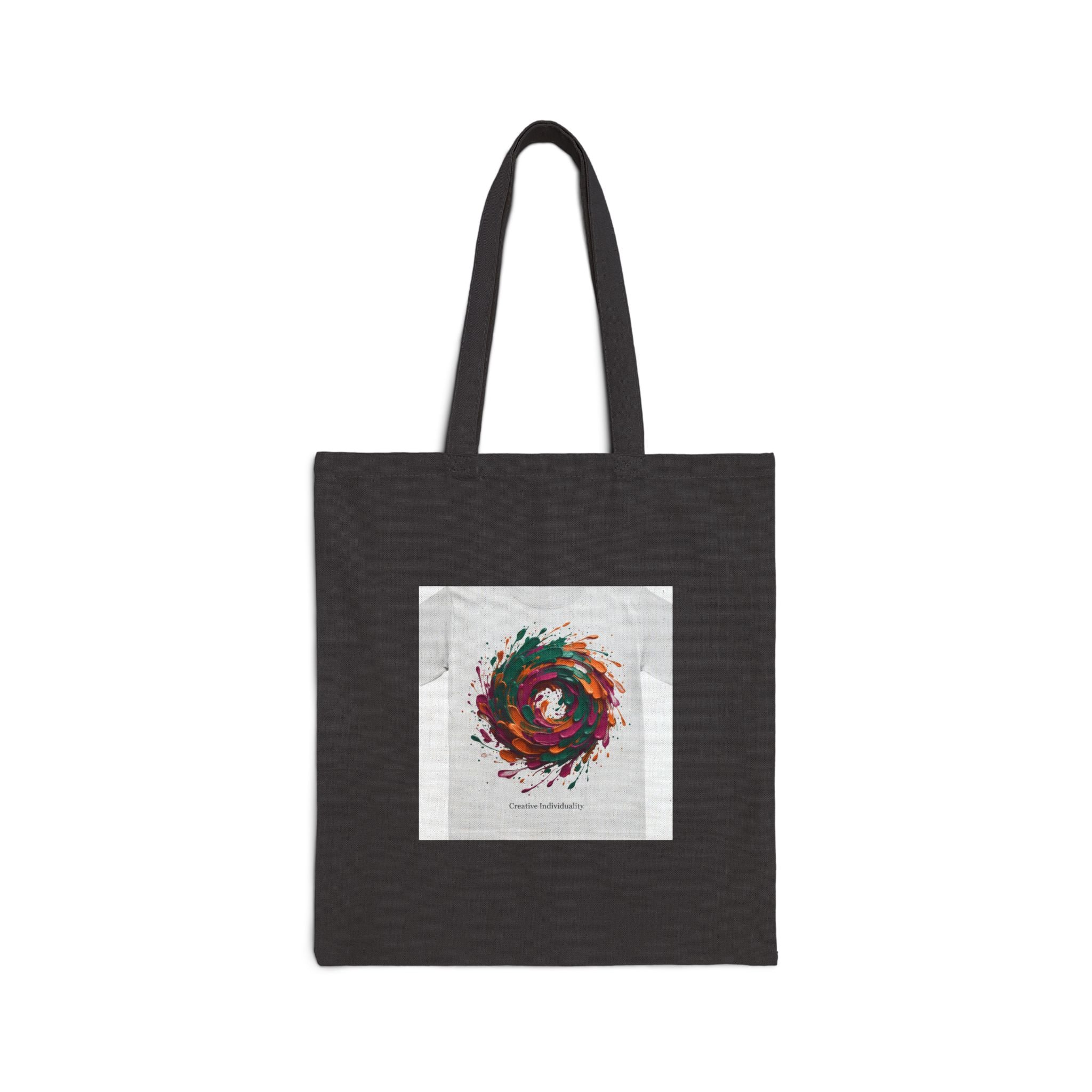 Painterly Abstract Floral Tote | Brushstroke Artsy Canvas