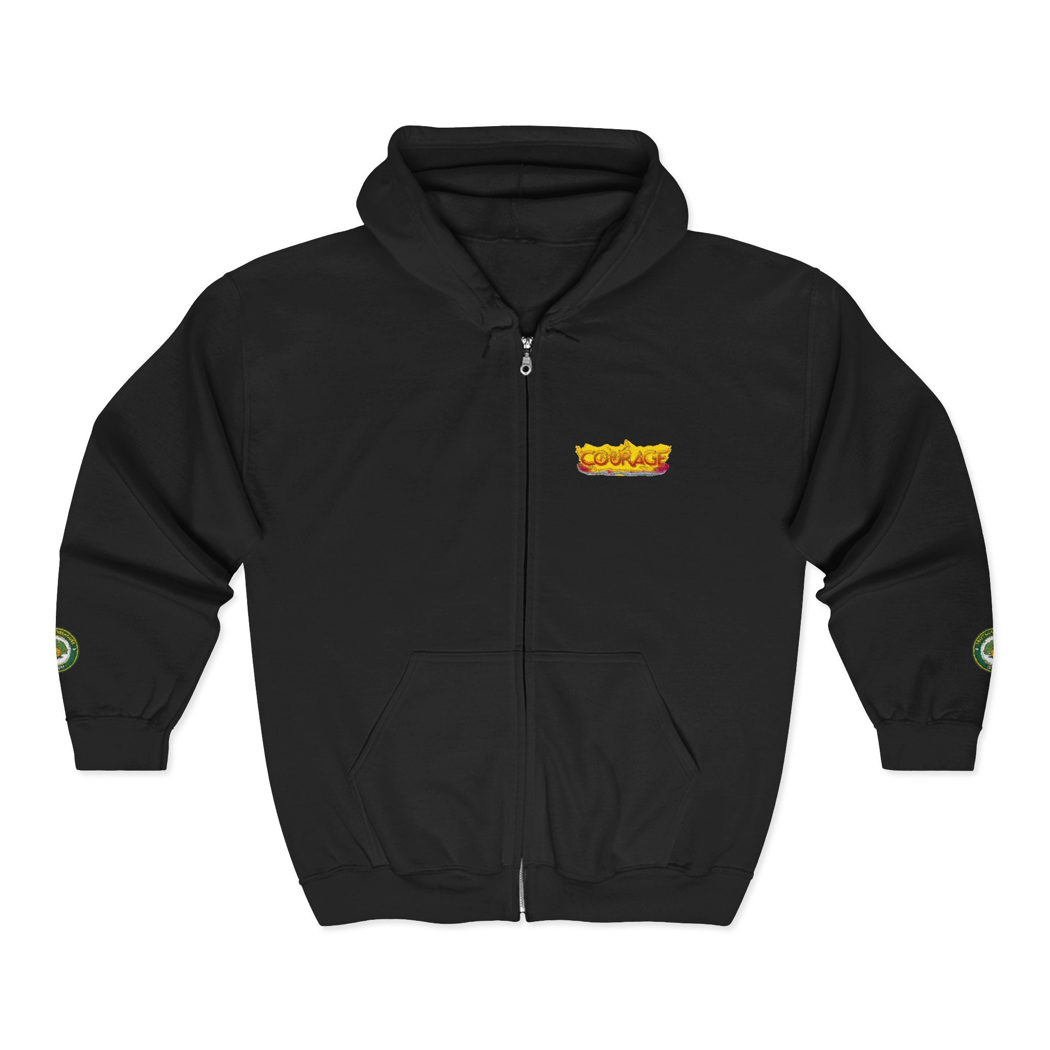 Courage Treehouse Zip Hoodie — “Courage is a universal language”