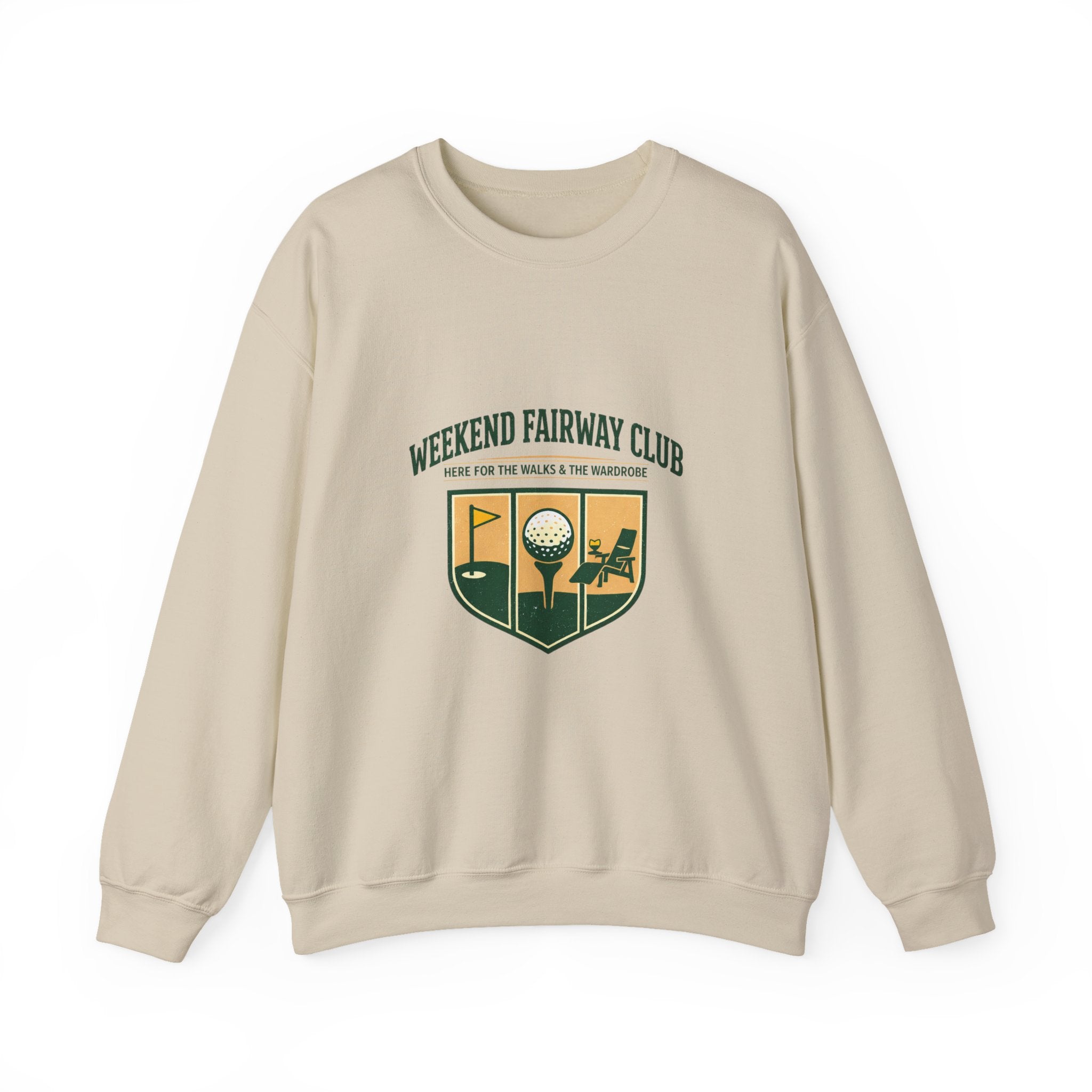 Weekend Fairway Club Crewneck – Unisex Golf Sweatshirt