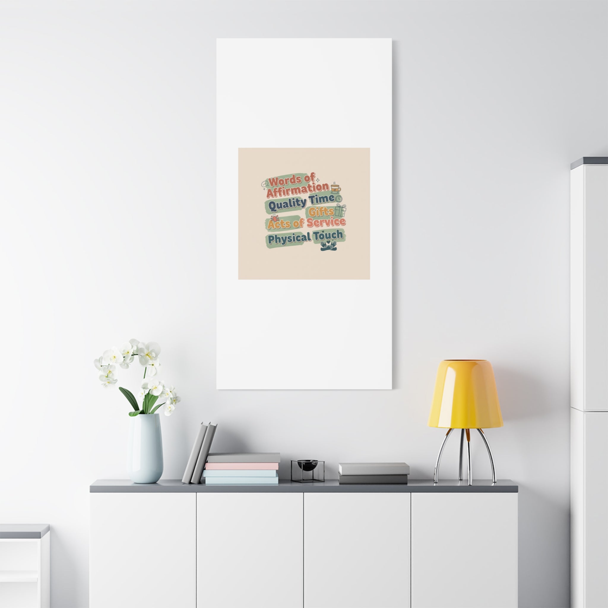 Love Languages List Matte Canvas Wall Art | love language meme, relationship humor