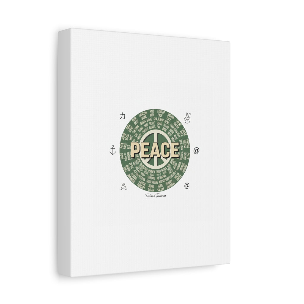 Peace doodle canvas | hand drawn sketch aesthetic, handwritten message