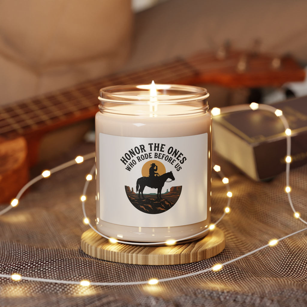 Honor the Ones Who Rode Before Us Candle | Western, Americana, Vintage