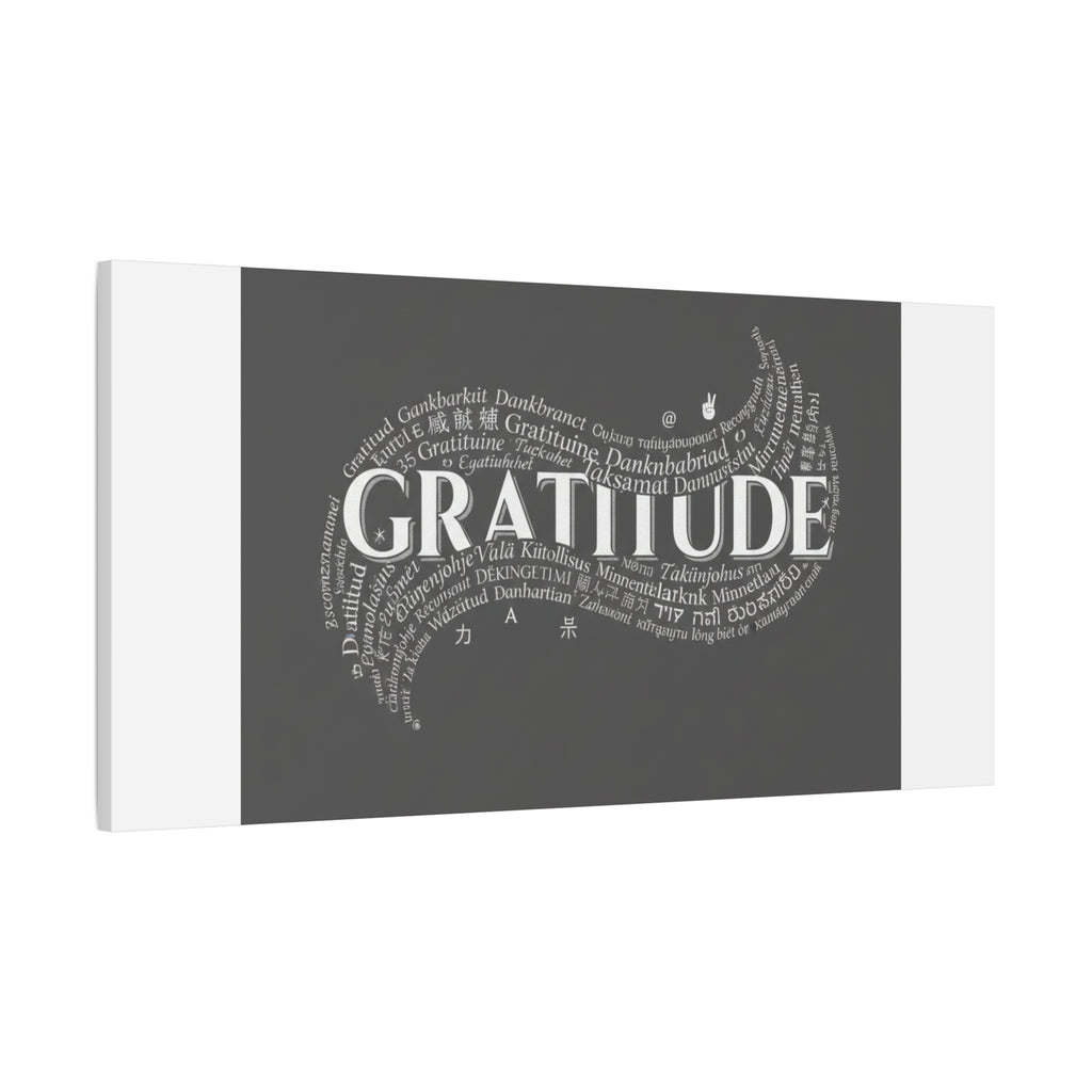 Gratitude Wall Art Matte Canvas | Tiny Treats, sweet uplifting print