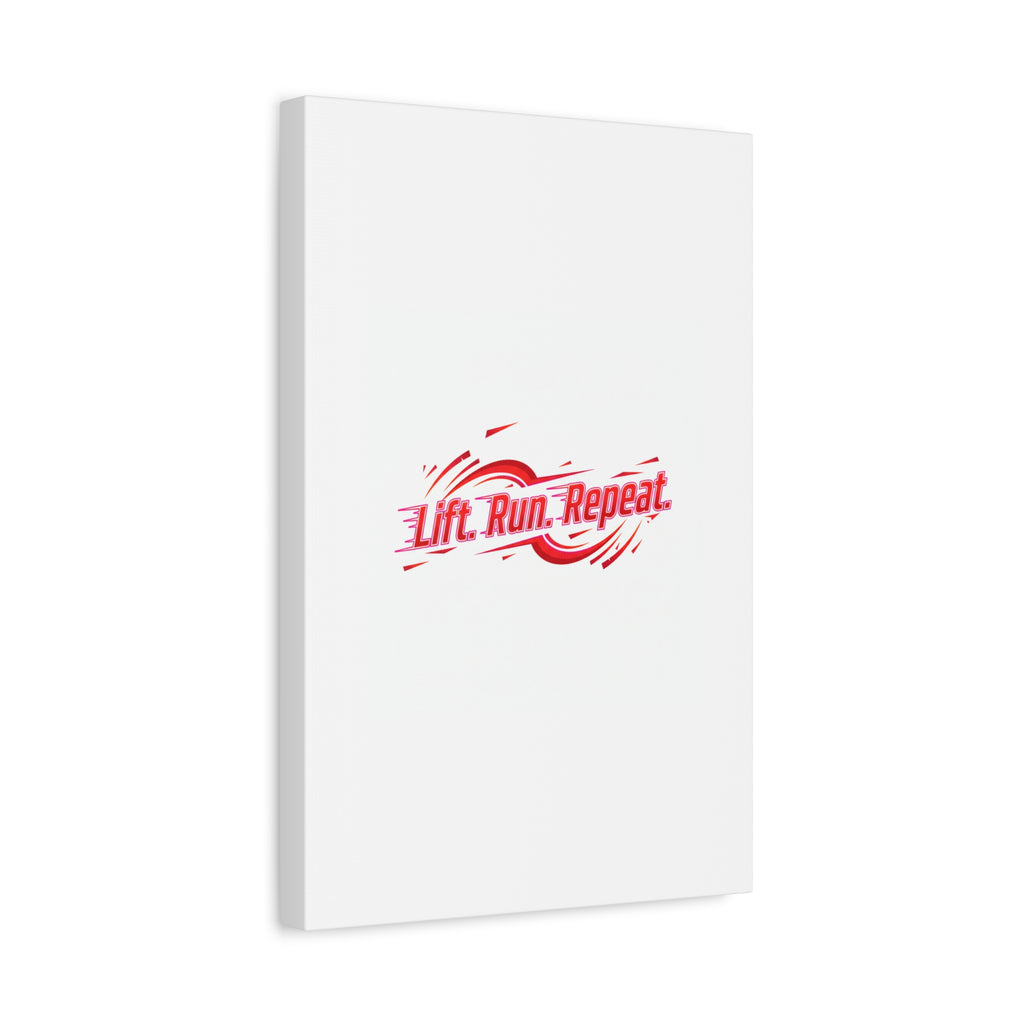 Lift Run Repeat Canvas | Fitness Wall Art, Gym Motivation