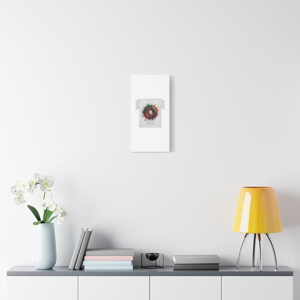 Painterly Abstract Floral Swirl Canvas | Matte Stretched Canvas