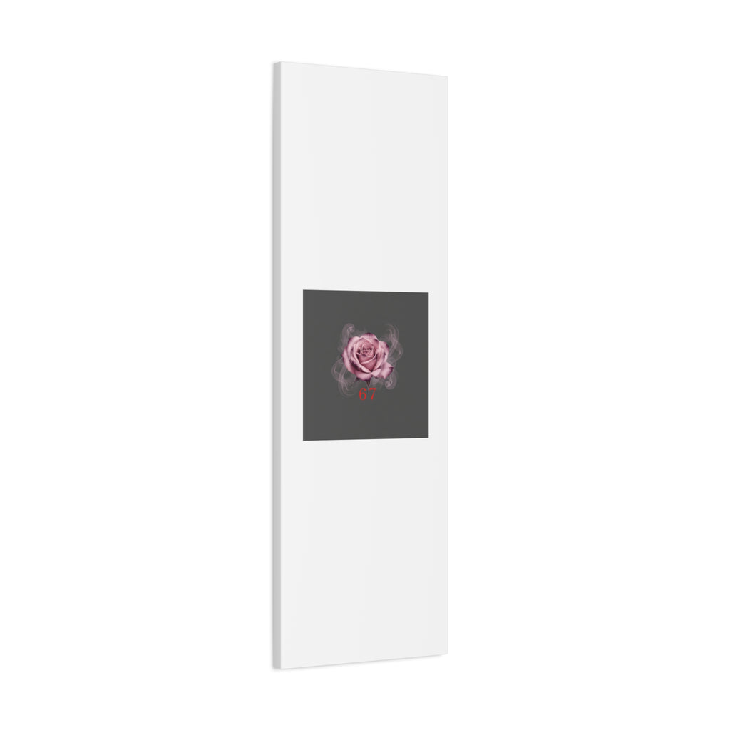 6 7 Valentine's Canvas | Viral Gothic Rose Wall Art | 6 7 Meaning Dark Romance