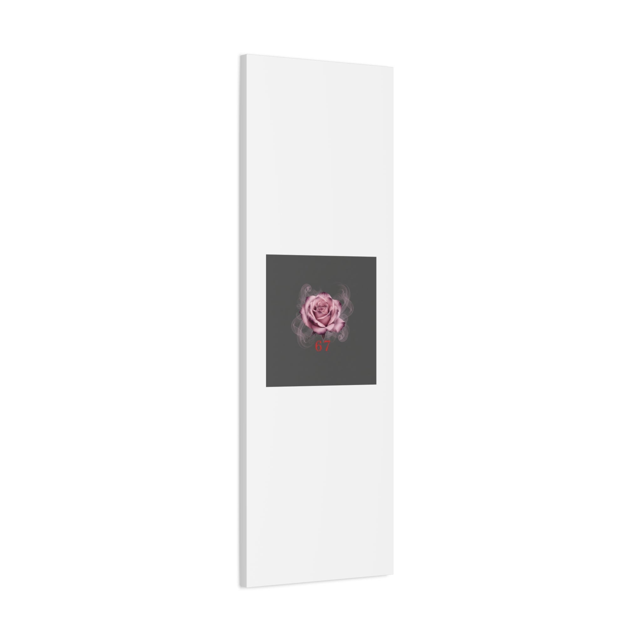 6 7 Valentine's Canvas | Viral Gothic Rose Wall Art | 6 7 Meaning Dark Romance