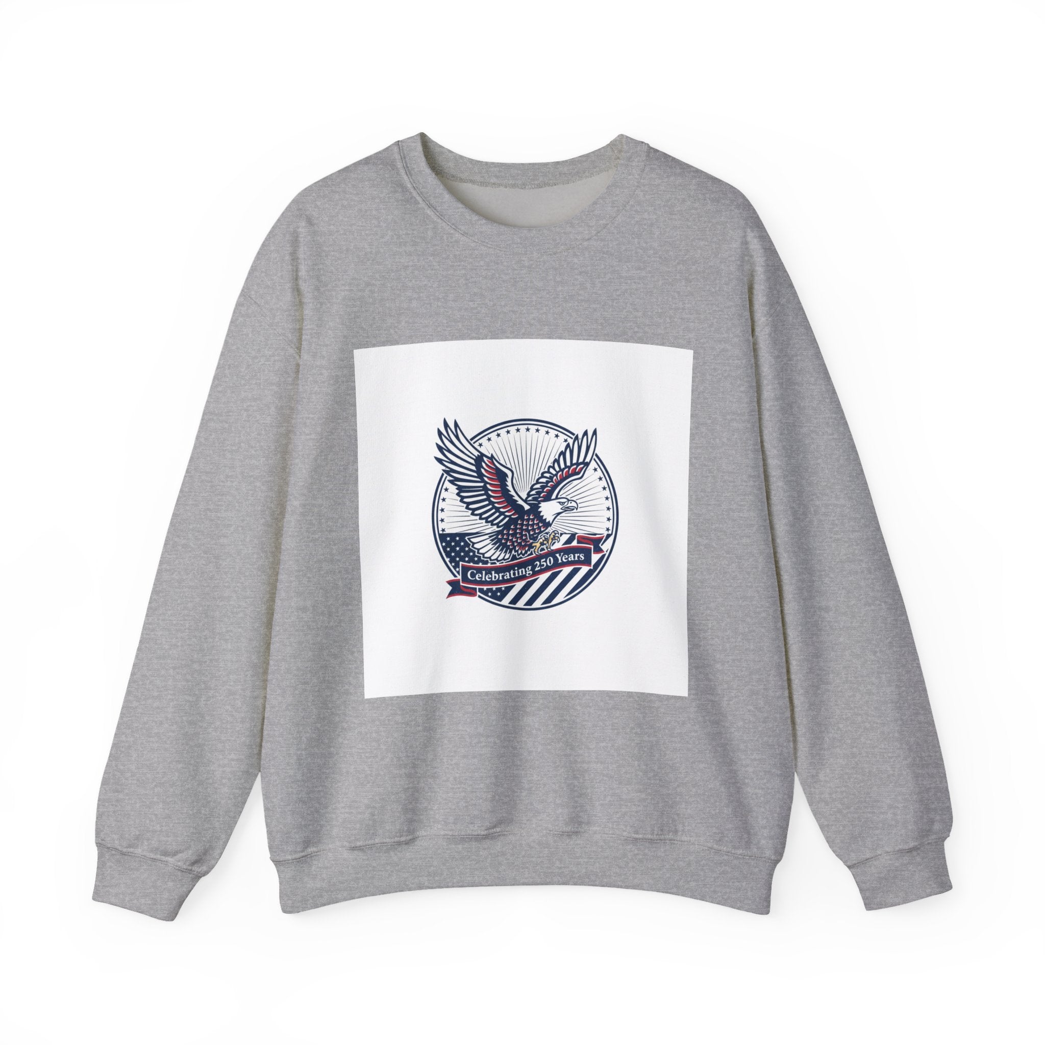 Semiquincentennial Eagle Emblem Crewneck Sweatshirt | 250th Anniversary USA 1776‑2026