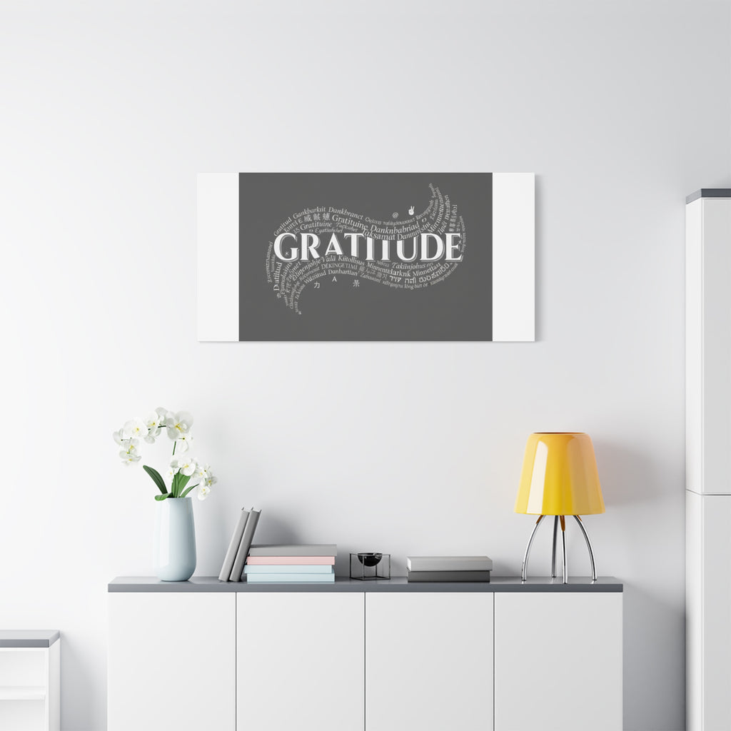 Gratitude Wall Art Matte Canvas | Tiny Treats, sweet uplifting print