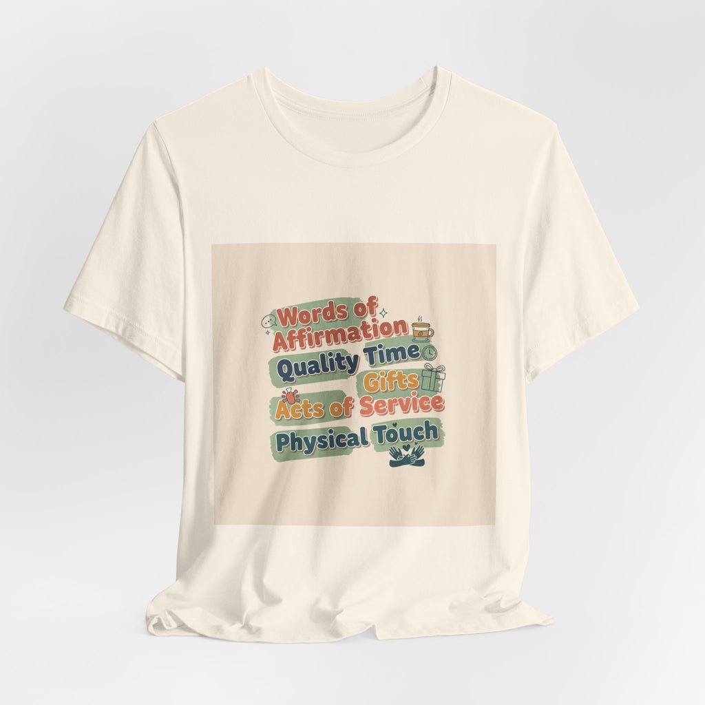 Love Languages Meme T-Shirt | acts of snacks, quiet love, relationship humor