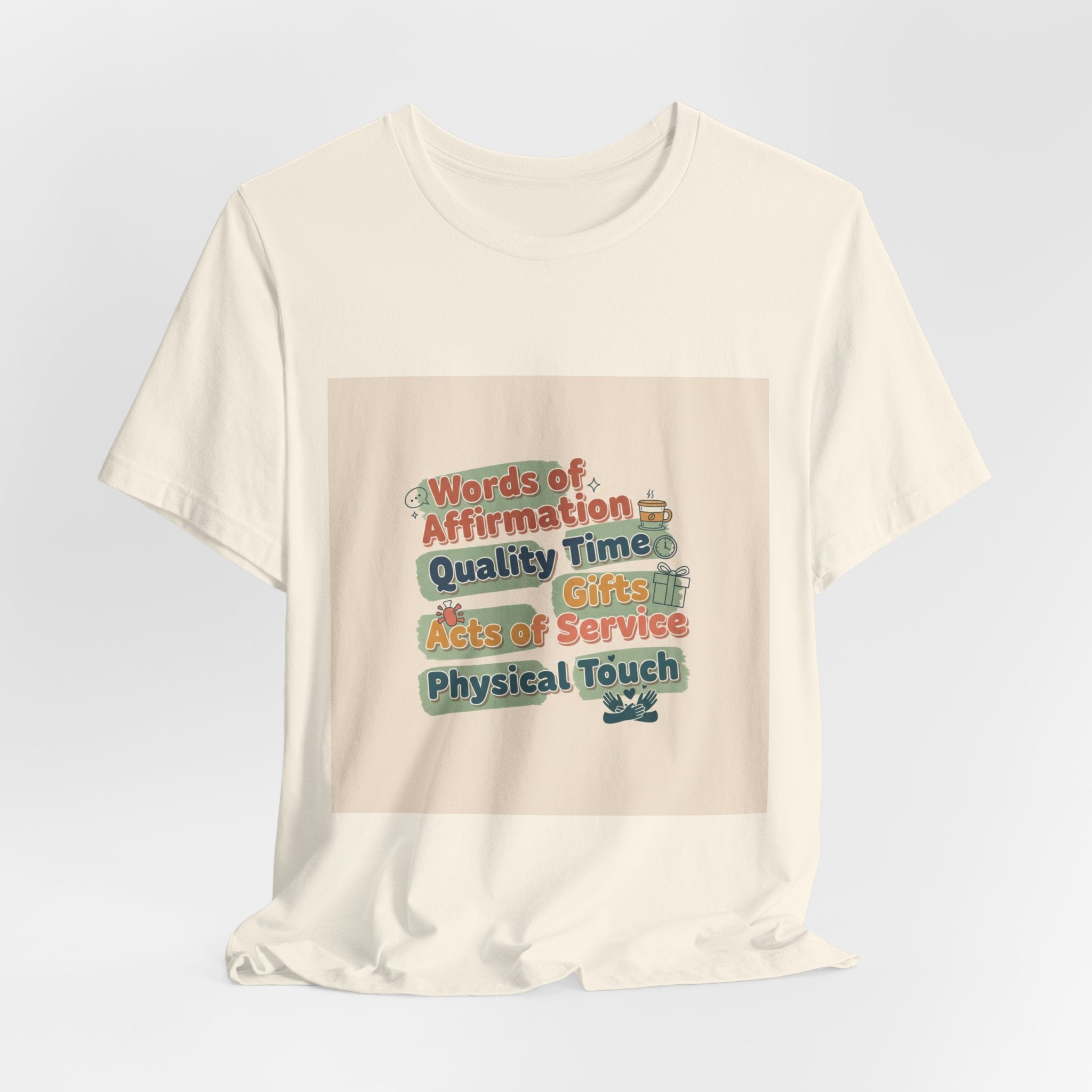 Love Languages Meme T-Shirt | acts of snacks, quiet love, relationship humor