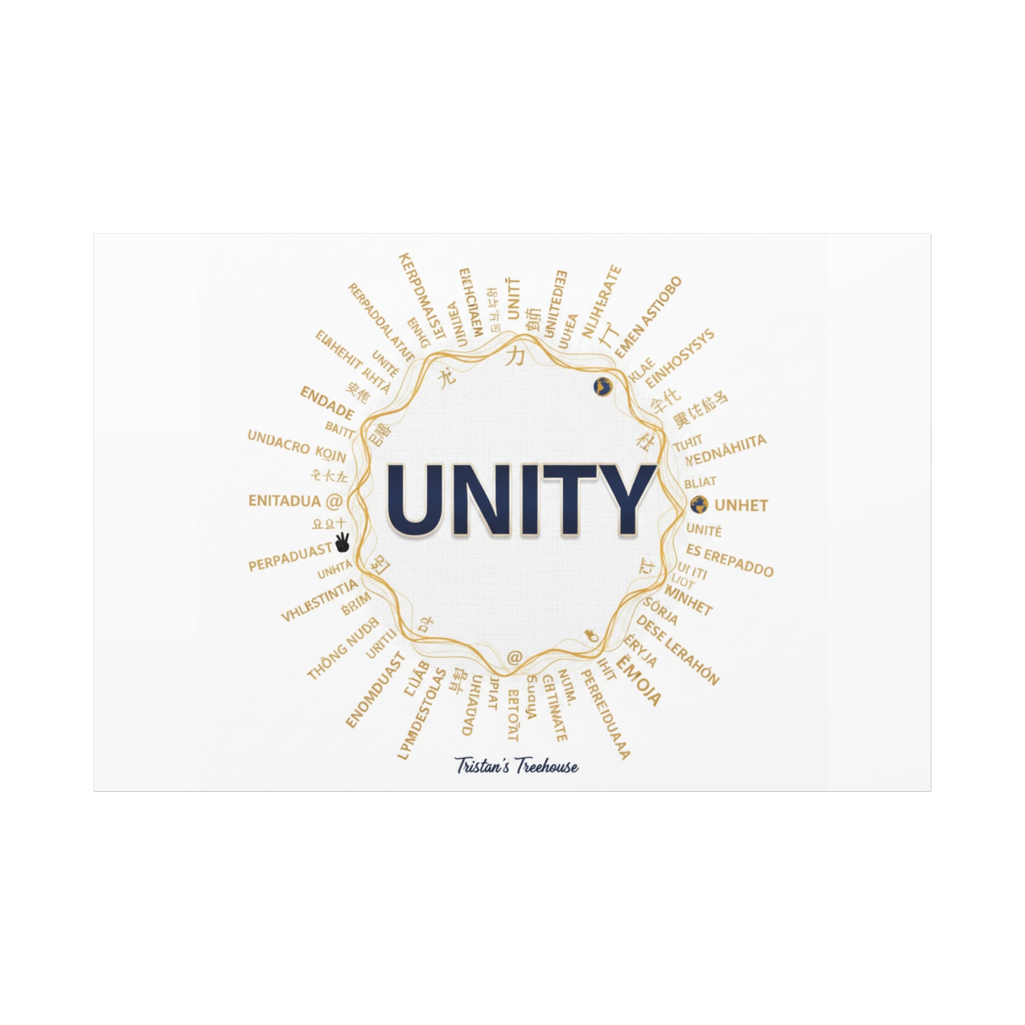 UNITY Canvas, Matte Stretched 1.25" | Dry January sober curious decor