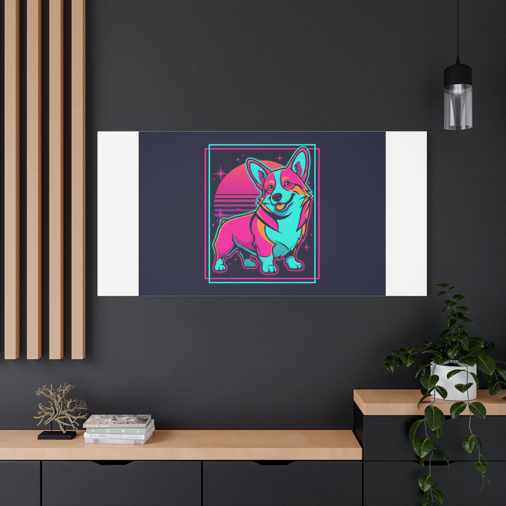Platonic Love Corgi Canvas | Friendship Valentine, Galentine’s Wall Art