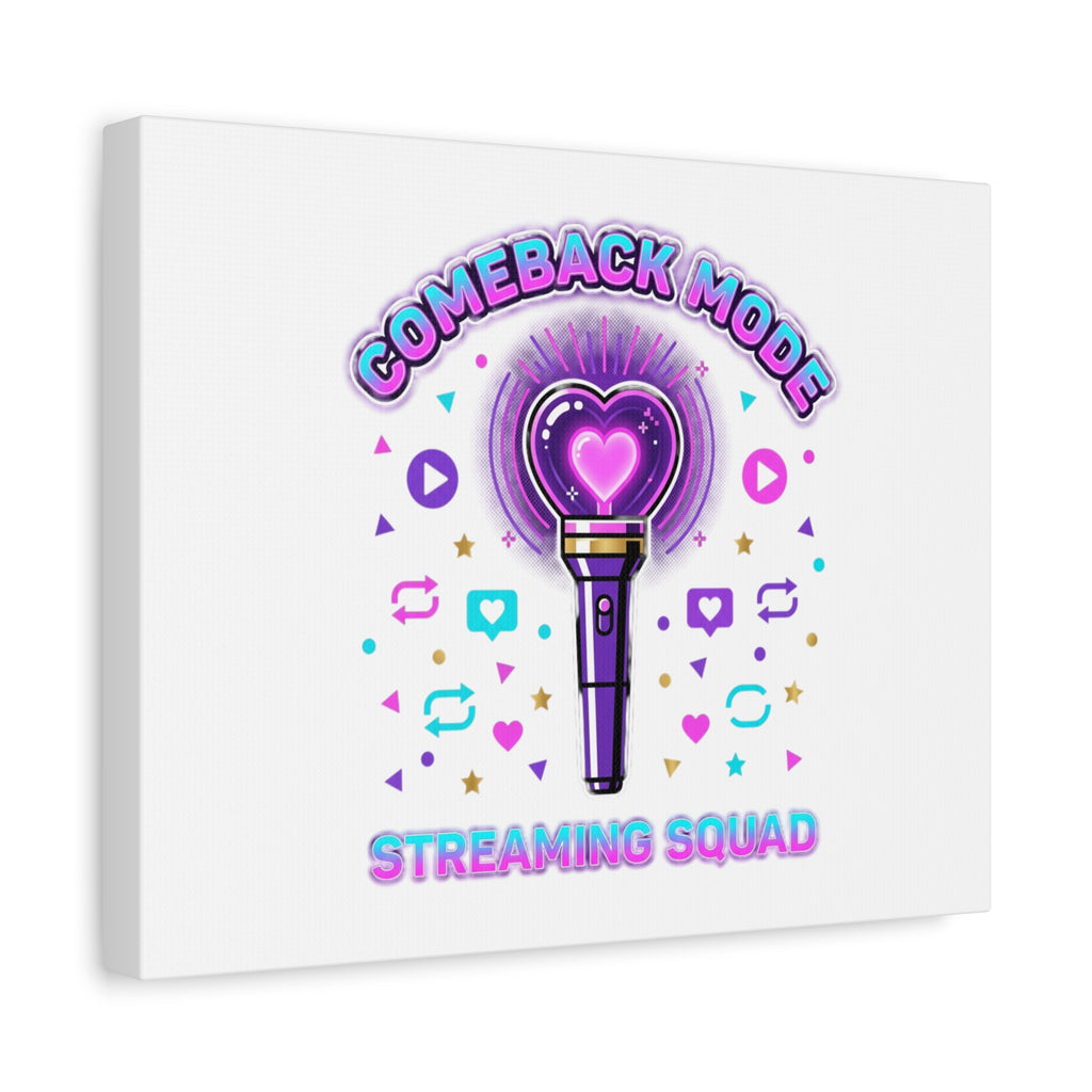 Comeback Mode Lightstick Canvas | K-pop Comeback, Streaming Squad