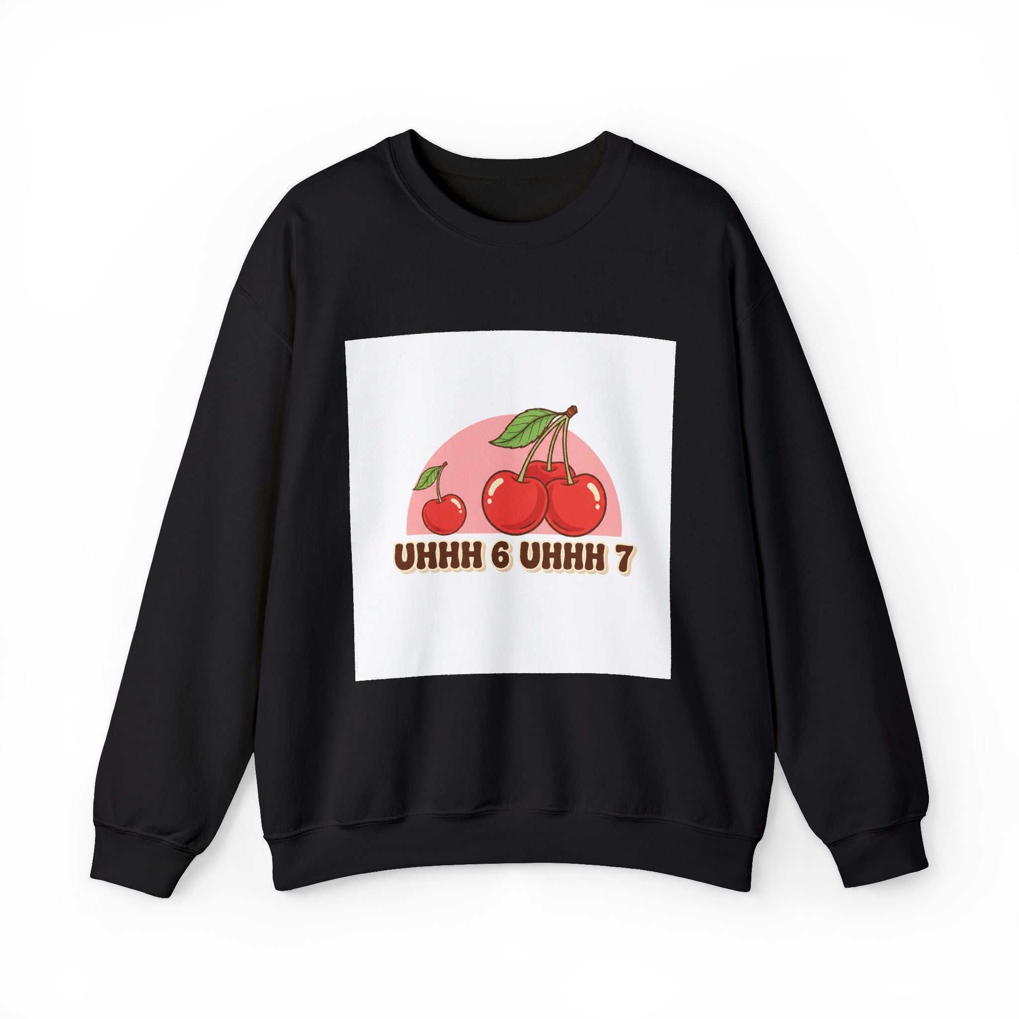 Retro Cherry Graphic Sweatshirt | kawaii fruit design